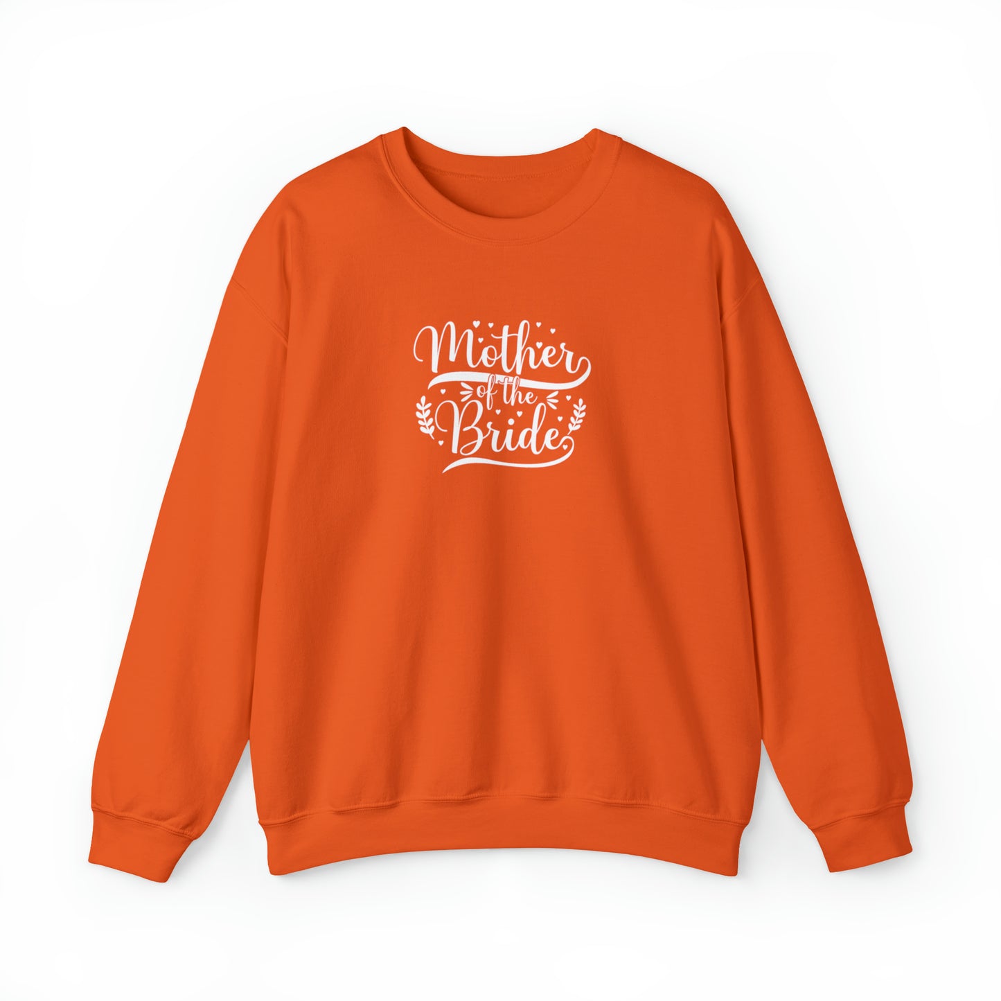 Mother of the bride sweatshirt, Red wedding attire, gift for Mom, bridal party clothes, yoga wear for her, for him, Birthday gift for her