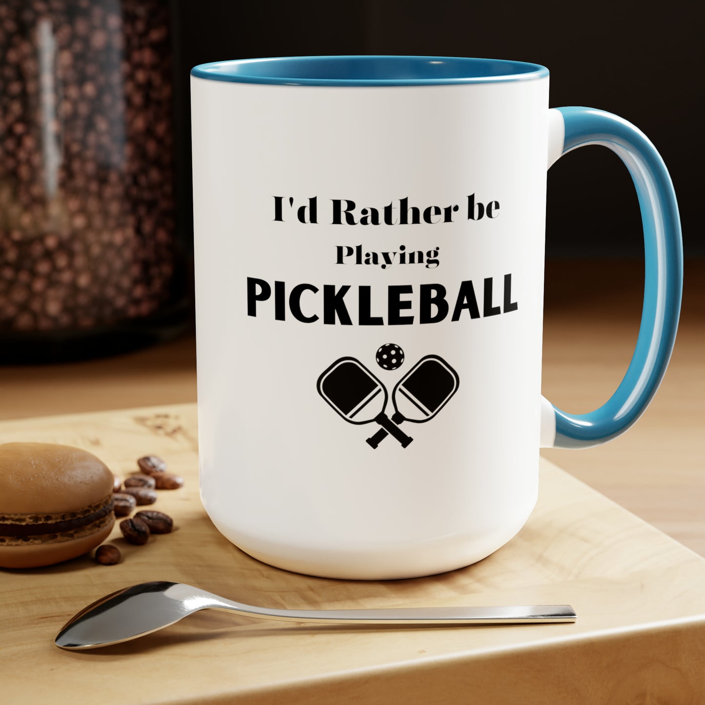 I'd rather be playing pickleball mug pickleball lover Daddy mug gift for her gift for him Coffee Mug pregnancy reveal gift wife Coffee tea
