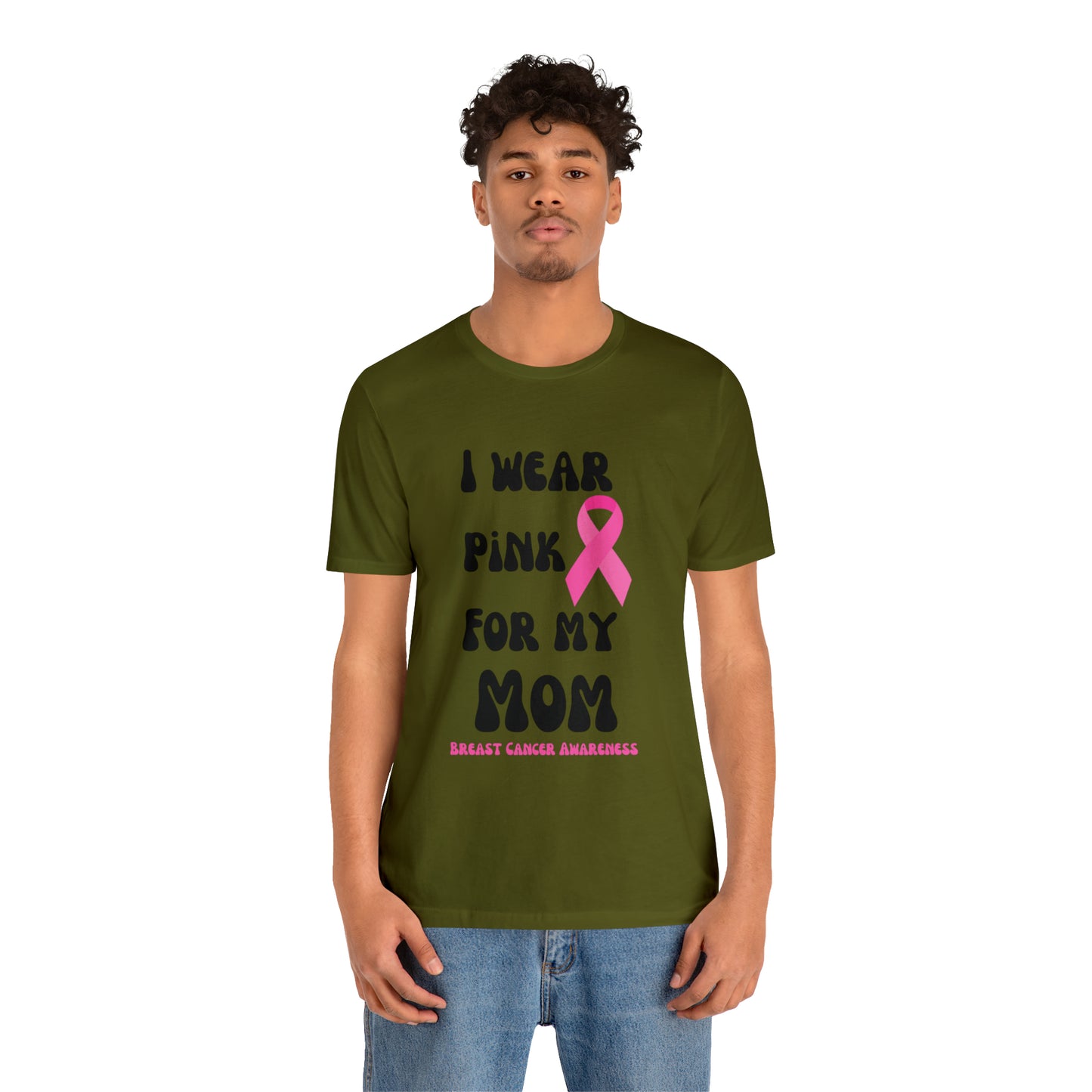 Breast cancer awareness shirt I wear pink tshirt for my mom shirt survivor Shirt October pink awareness Gift Christmas gift