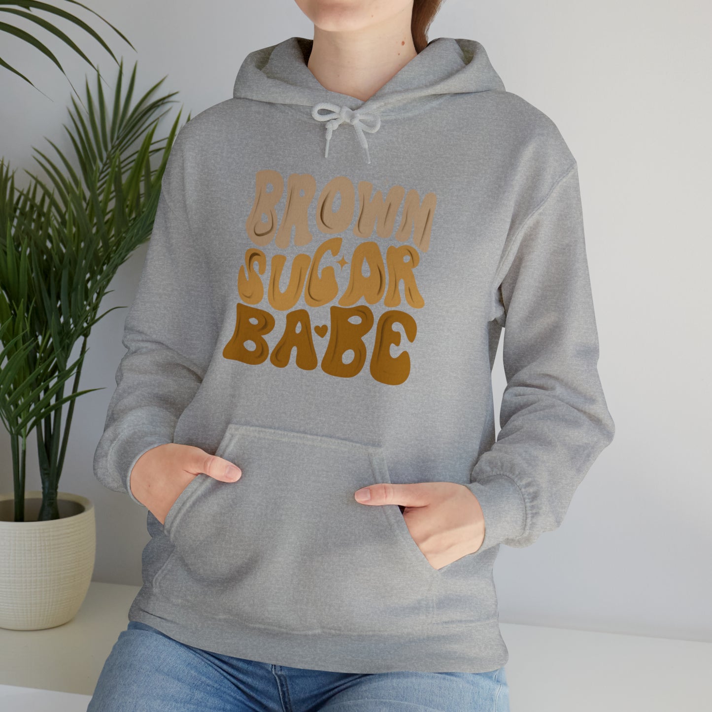 Brown sugar babe hoodie, gift for her, best friend gift, birthday vacation, Unisex Heavy Blend Hooded Sweatshirt