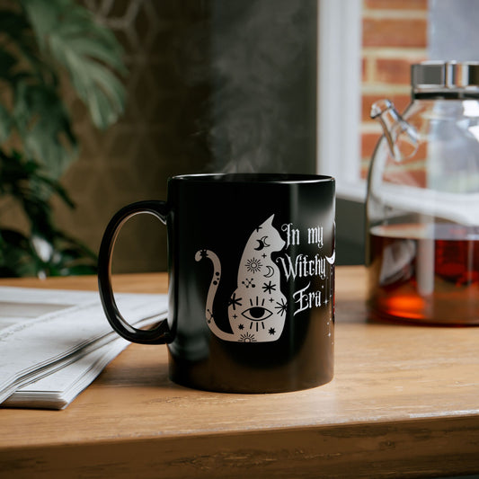 Halloween mug Witchy gift Black cat mug moon gift Spooky things mug I like spooky funny gift best friend gift Christmas BlackMug(11oz,15oz)