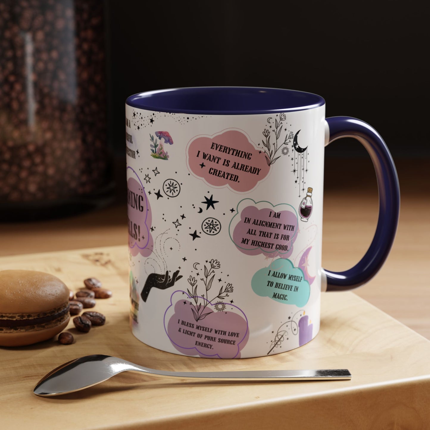 Morning spells mug morning affirmations mug witchy christmas gift coven mug Witches mug Halloween mug wicked mug bestie Gift Mug coffee