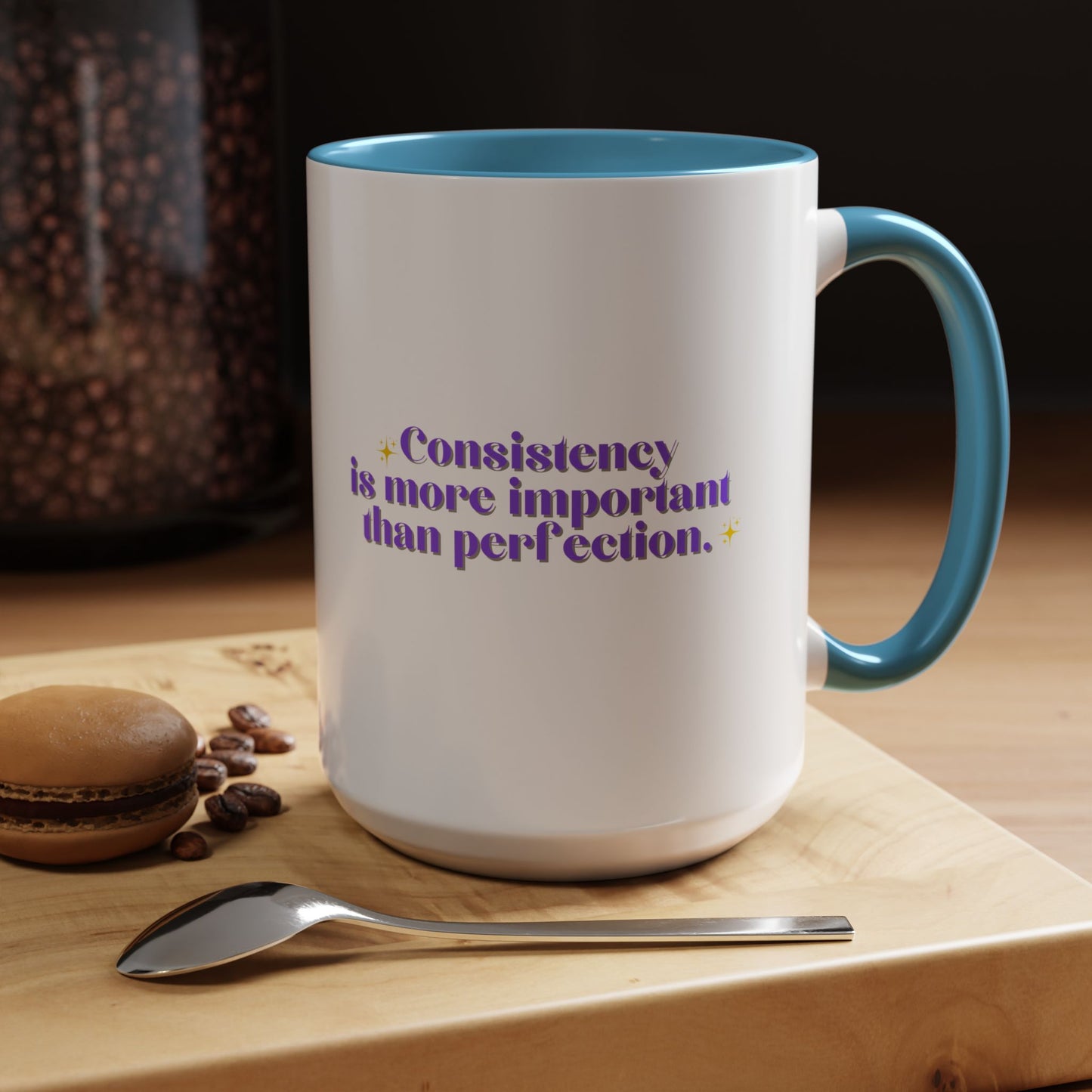 Consistency is better than perfection mug motivational mug Galantines day mug Bestie gift for her gift for him tea Mug Coffee Gift for Mom