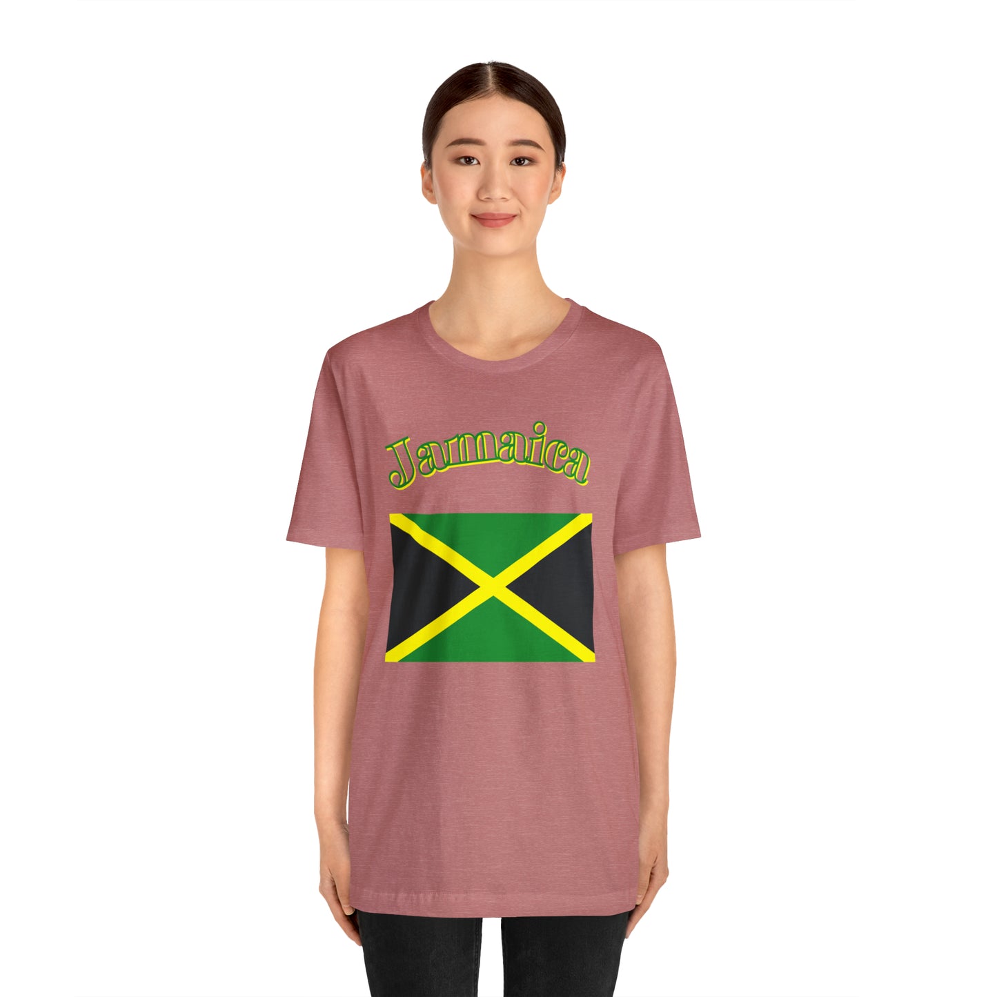 Jamaica flag shirt Jamaican T-shirt positive vibes shirt good vibes tee island girls trip shirt bohemian top Christmas gift for her for him