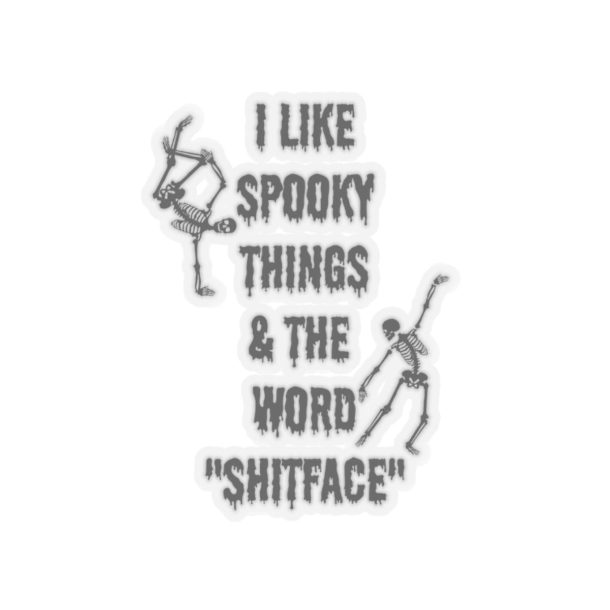 Spooky things sticker word shitface sticker Witchy Broom sticker funny wizard sticker motivational sticker bestie stickers gift bestfriend