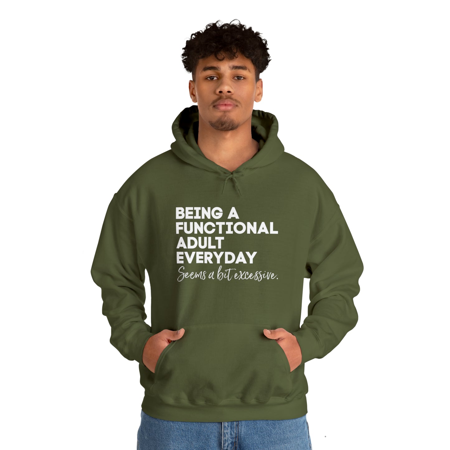Being a functional adult sweater funny sweashirt birthday gift Christmas gifts Sweatshirt Gift for him Gift
