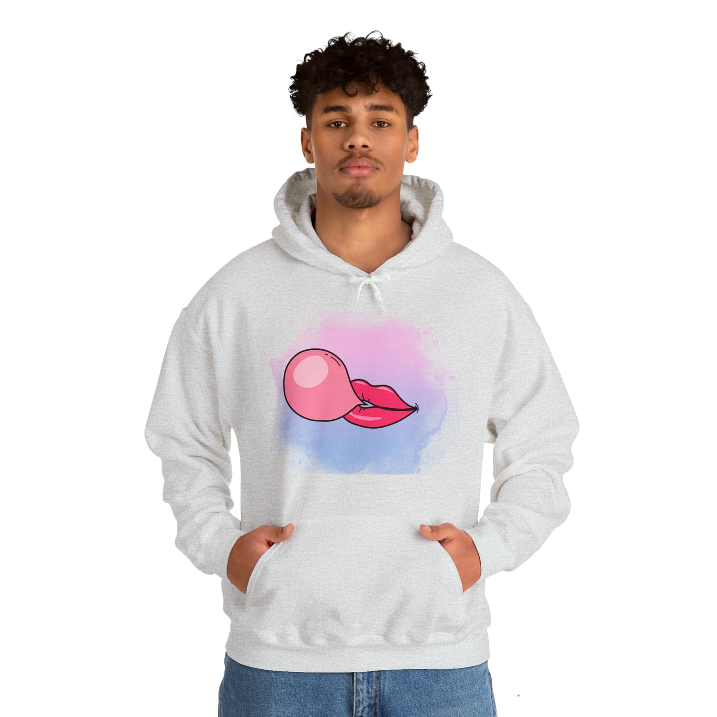 Bubble Gum kiss Hoodie, Summer Bubblegum shirt, Birthday gift for her, Galantine gift for her, best friend gift,birthday vacation,Unisex
