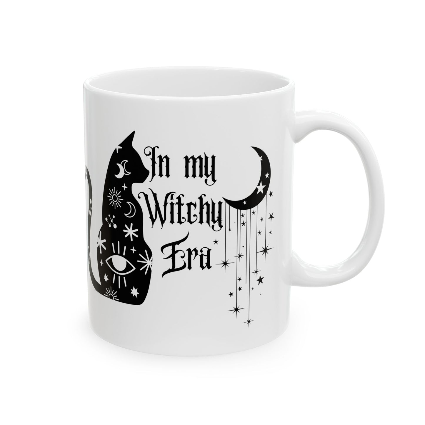 Witchy mug Halloween mug Witchy era mug Spooky mug black cat mug this and word fuck office funny gift best friend gift Christmas(11oz, 15oz)
