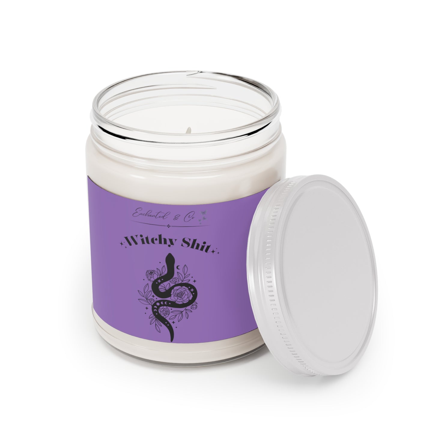 Witchy candle manifesting candle purple gift Valentine's Day gift bestie candle best friend gift Vanilla scented candle hand-poured candle