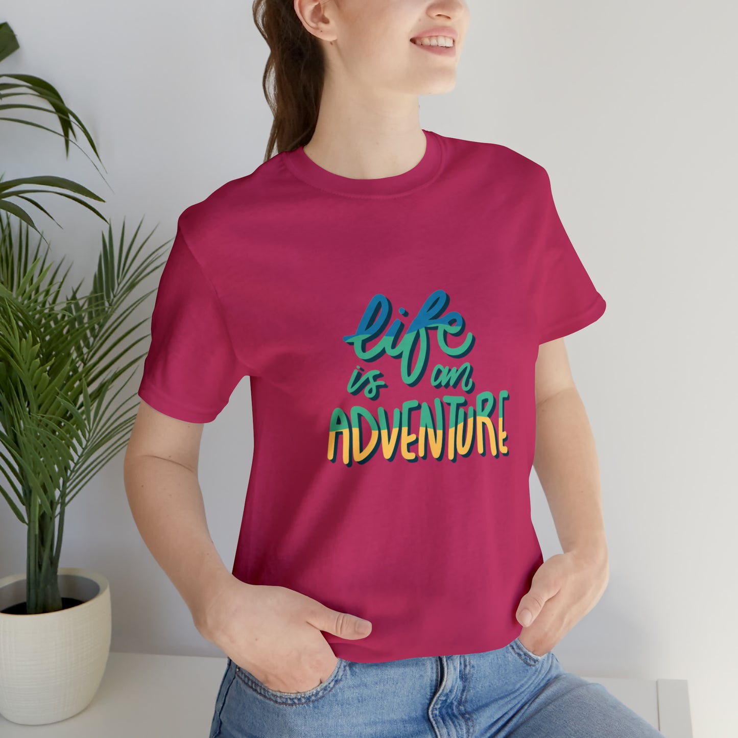 Life is a pure Adventure shirt, Good vibes only shirt, Adventurer shirt, Unisex gift, gift for her, gift for him, vacation shirt,best friend