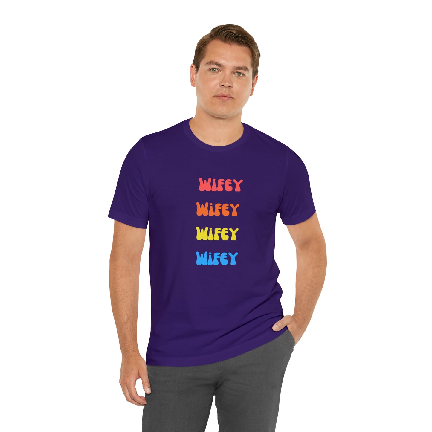 Wifey Wifey T-Shirt Aesthetic Shirt Trendy Shirt Shirt With Words On Back Tumbrl Positive Tee Gift for him Gift for her
