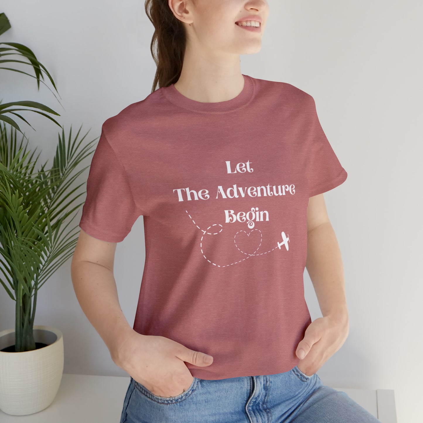 Let the Adventure begin shirt, travel tee,Unisex vacation shirt, Vacation tshirt, Family vacation shirt,best friend, Christmas gift
