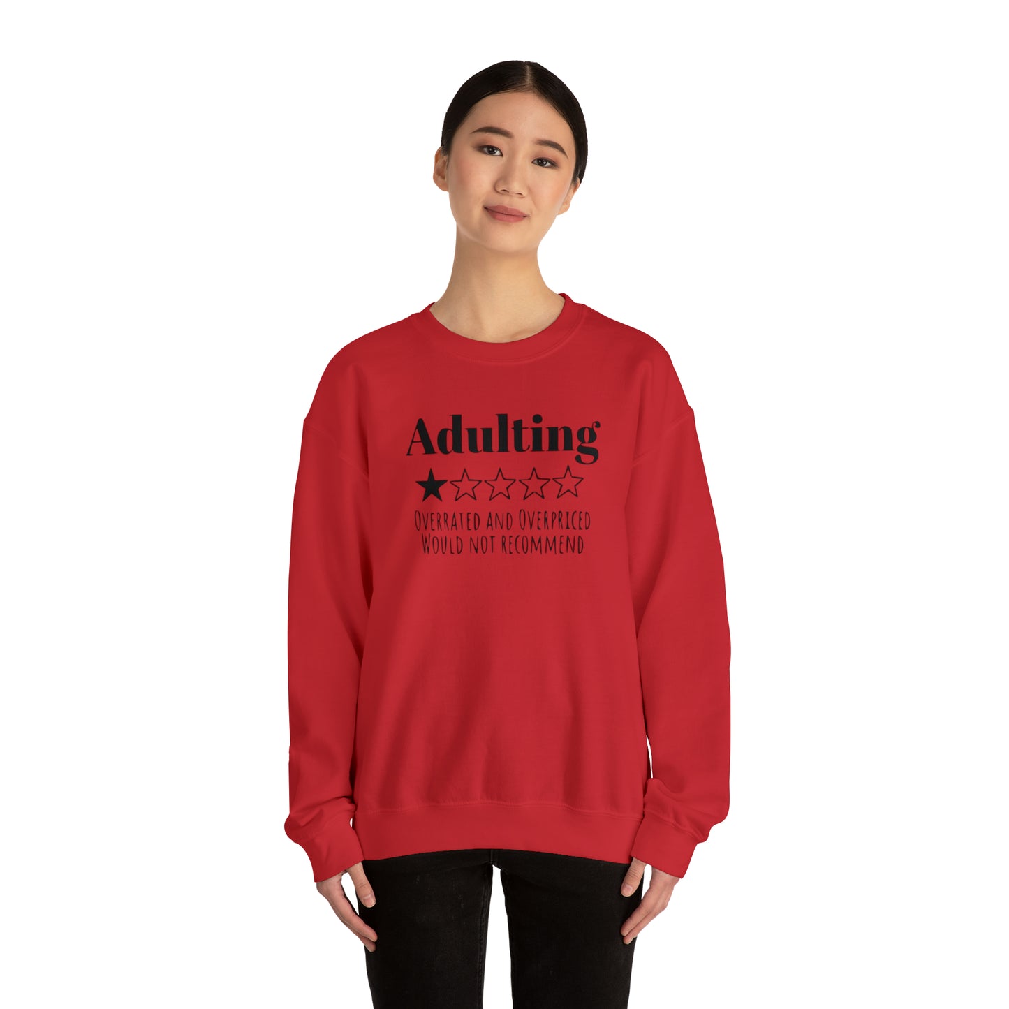 I'm not Adulting Sweatshirt unisex, I'm not adulting today, Funny adulting shirt Christmas Sweater,Christmas Crewneck,Holiday Christ
