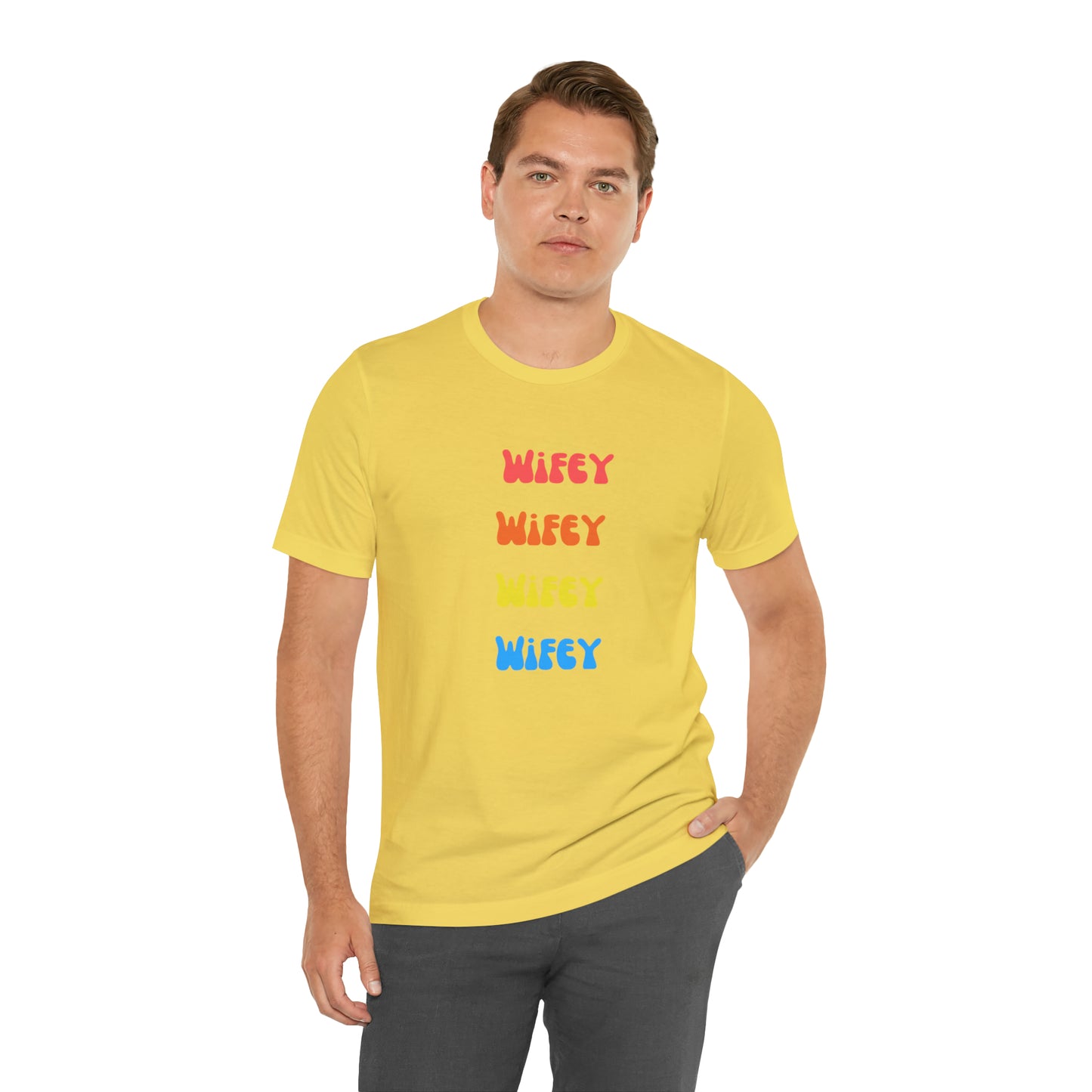 Wifey Wifey T-Shirt Aesthetic Shirt Trendy Shirt Shirt With Words On Back Tumbrl Positive Tee Gift for him Gift for her