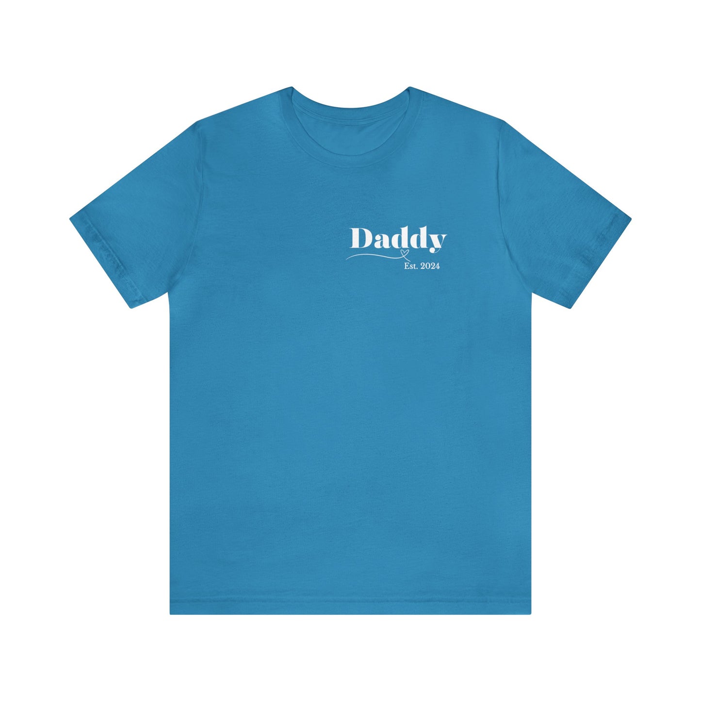 Daddy shirt pregnancy reveal shirt New dad gift dad shirt new mom shirt Christmas gift for her gift for him bridal shower gift