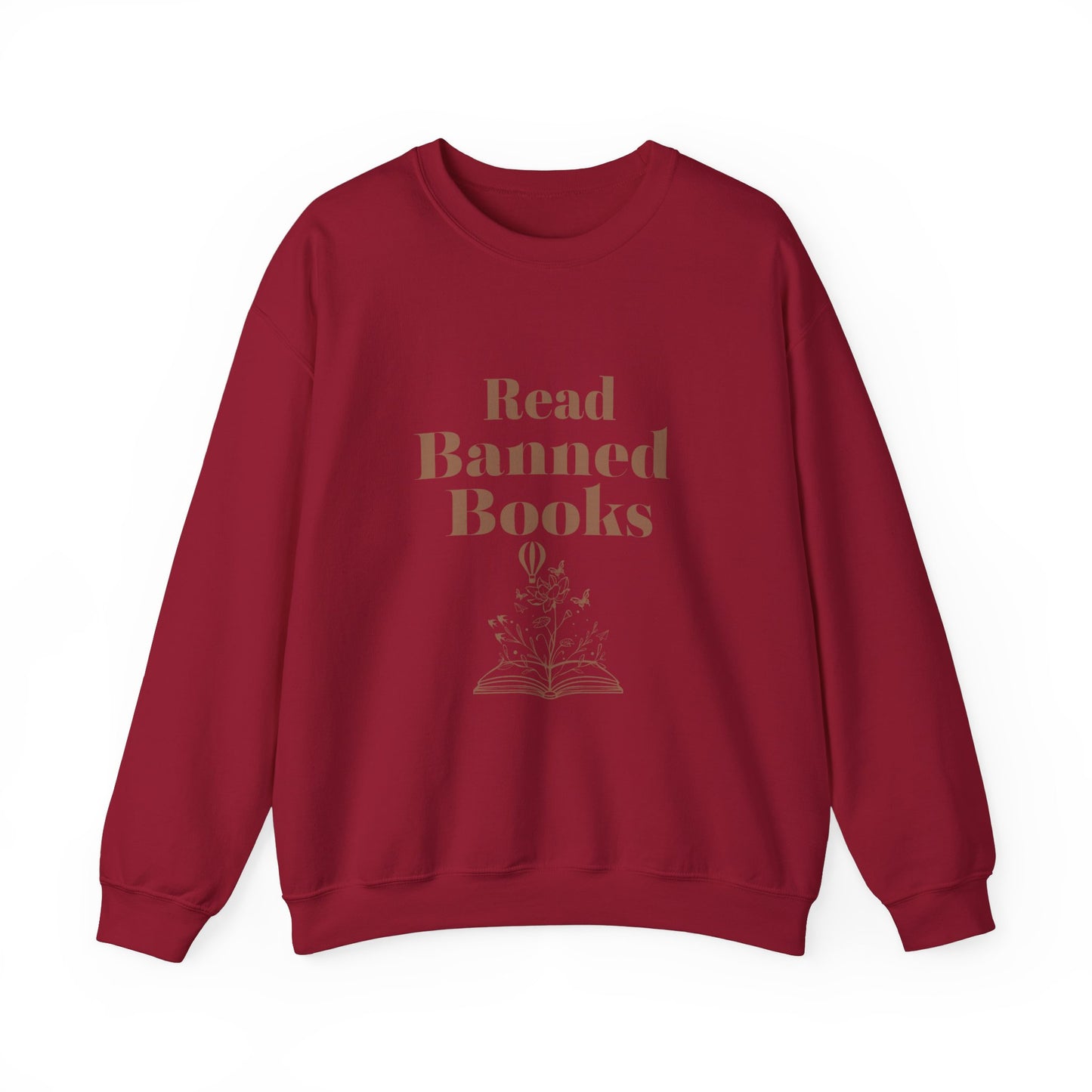 Read banned books sweater Crewneck Sweatshirt Inspirational Gift Feminist Sweatshirt, homeschooling vibes Cozy Apparel Women's Empowerment