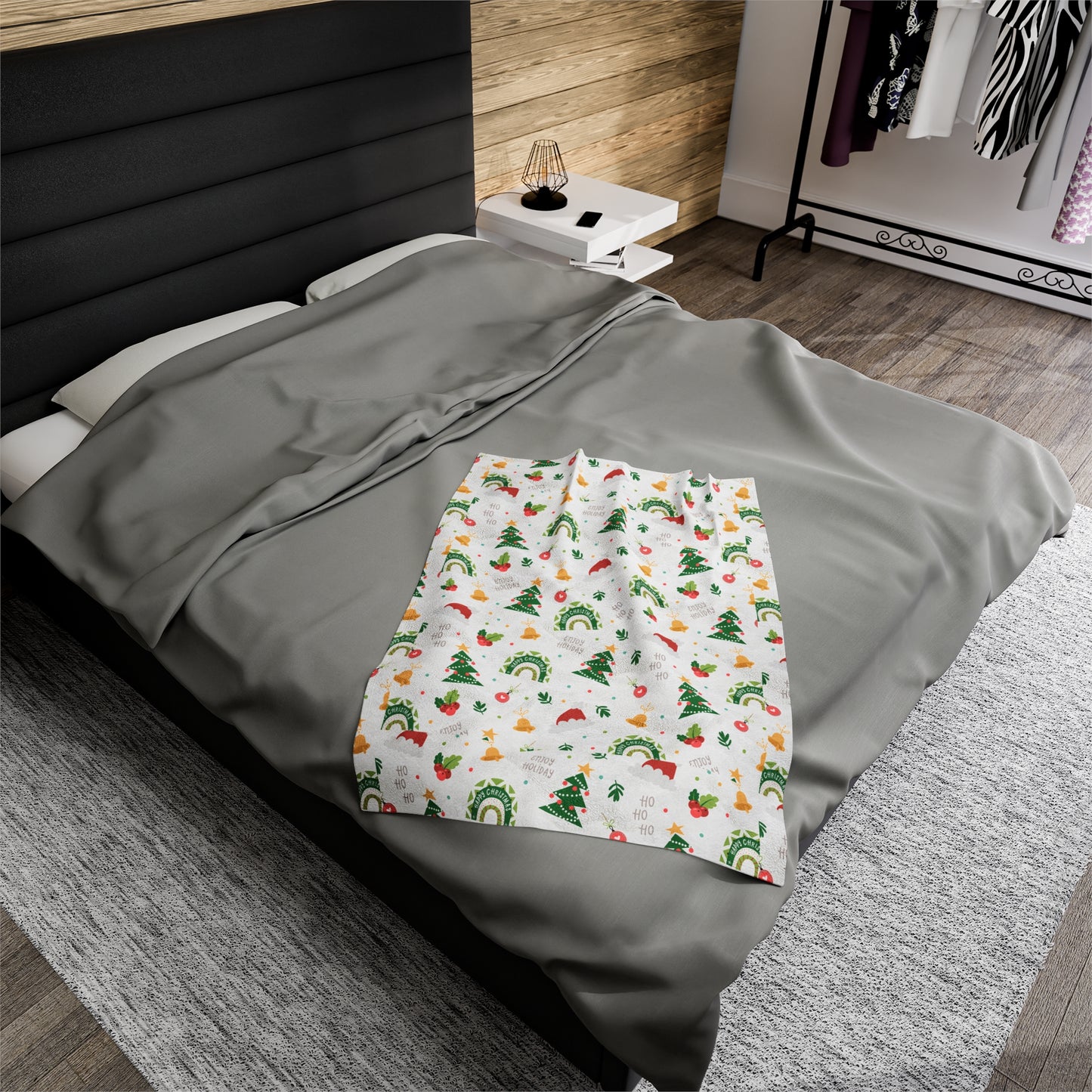 Christmas Blanket holiday blanket christmas movie watching blanket Merry christmas  blanket Velveteen Plush Blanket