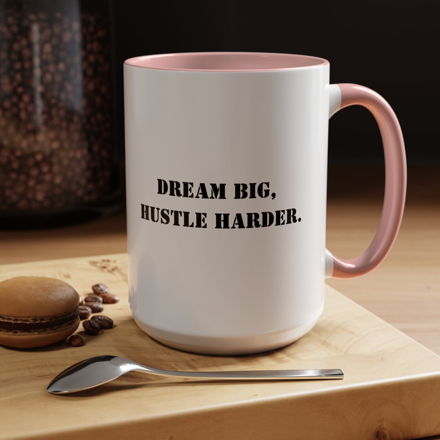Dream big hustle harder mug Boss gift motivational Entrepreneur gift bestfriend gift Boss Christmas Office Gift Work Mug Office Mug coffee