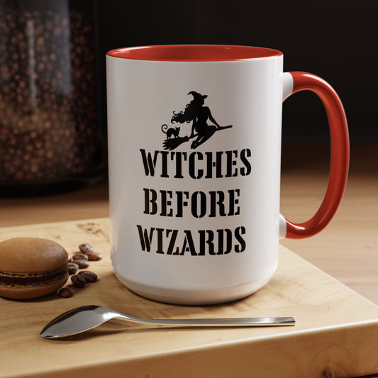 Witches before wizards mug Witchy Halloween mug cauldron ghost wicked mug bestie gift Coworker Gift funny Boss Gift Christmas GiftOffice Mug