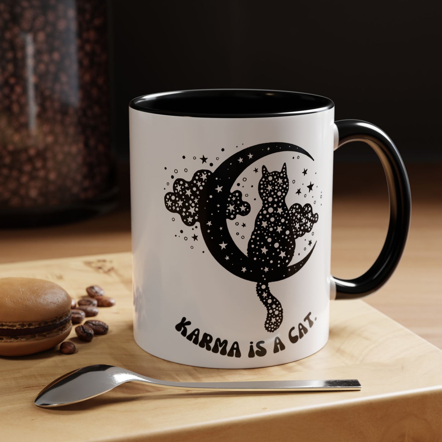 Karma is a cat cat mug Funny Cat Coffee Mug swift with My Cat Lover Cat Mug Funny Coffee Cup Cat Lady Gift Cat Lover Gift Cat Mom christmas