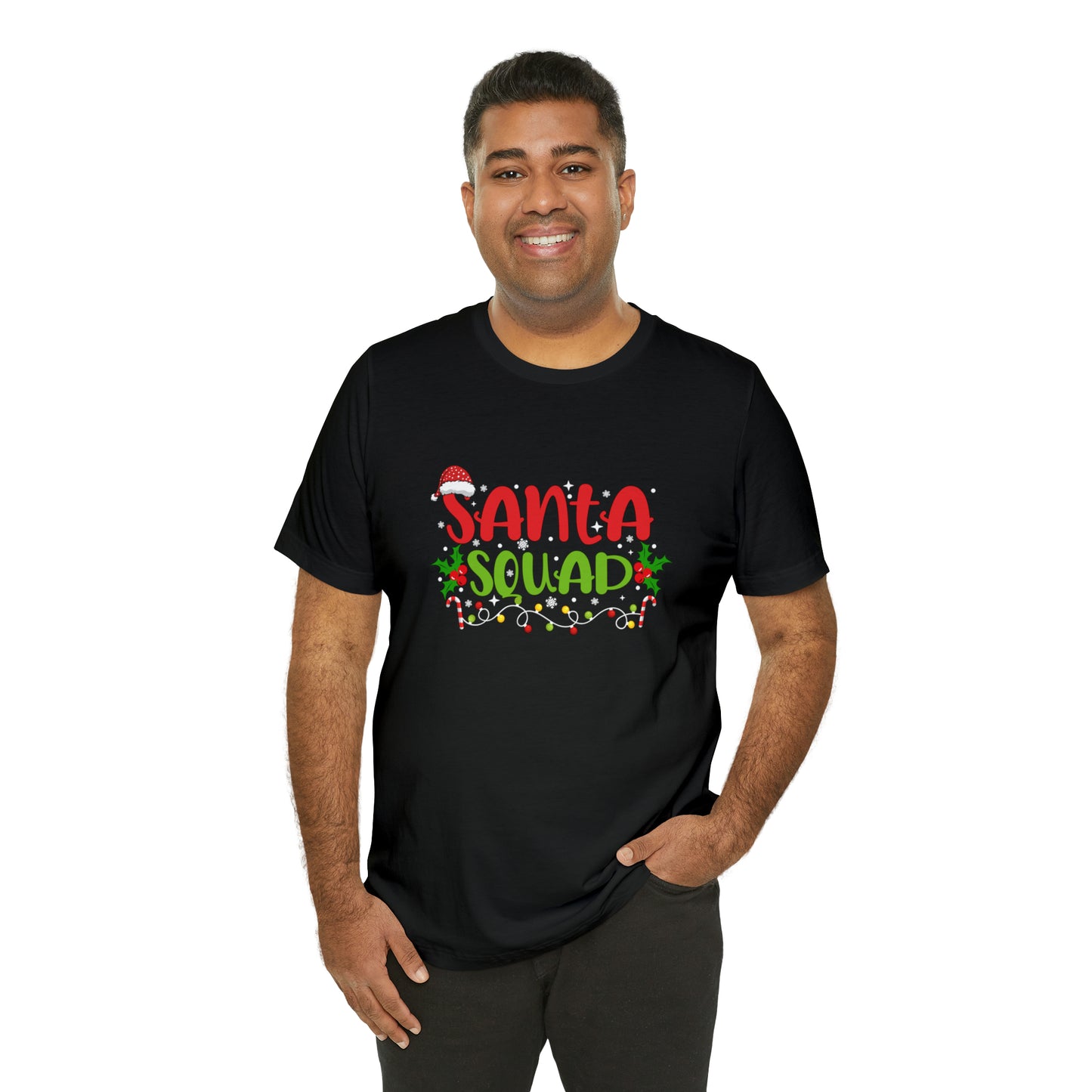 Santa's squad Matching Family Christmas Shirts Santa claus Hat family tshirts Family Christmas Shirt Xmas Tee Custom Christmas Tshirt photos