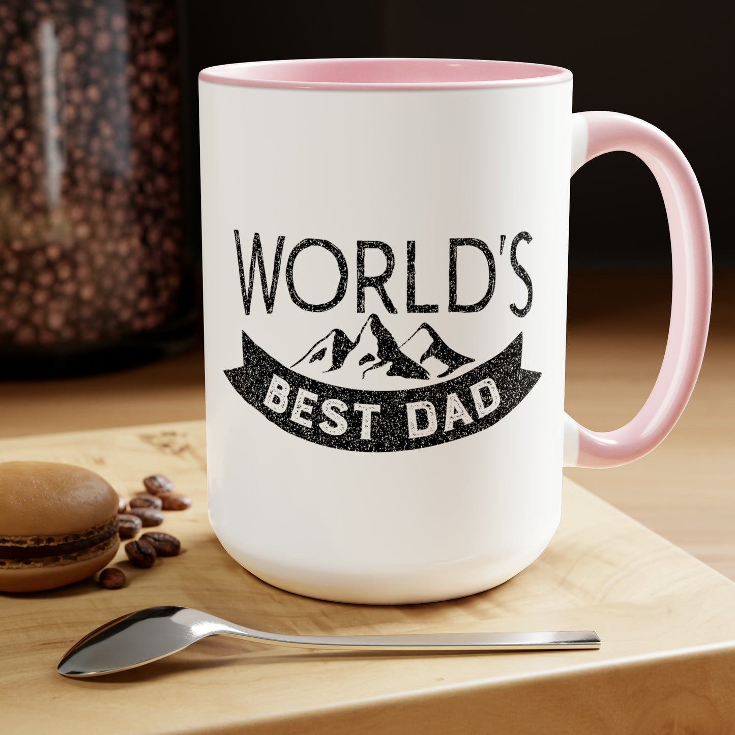 World's best dad mug love you dad sister gift Coffee Mug pregnancy reveal gift heart mug gift for her Mug wife Coffee tea 15oz