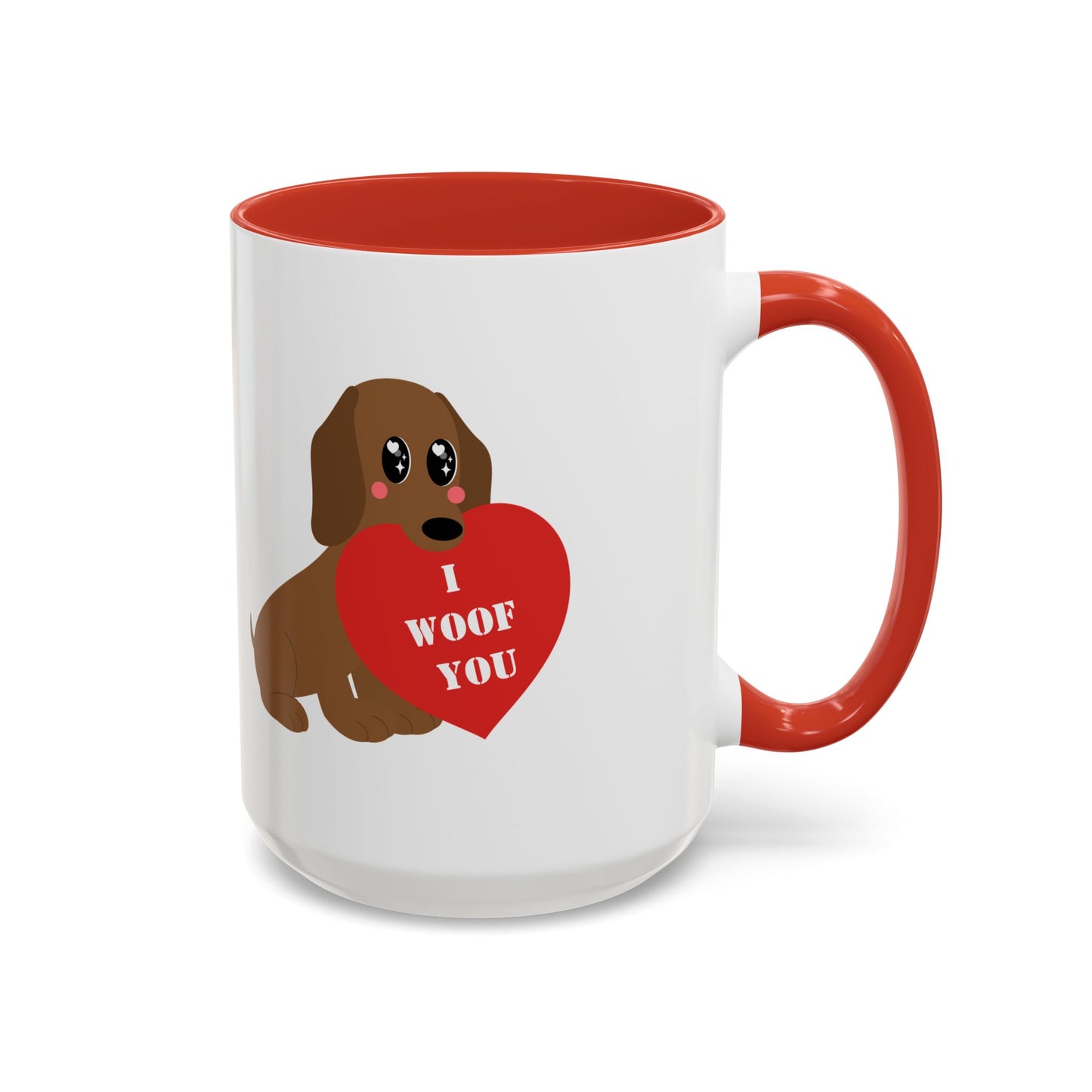 Dog lover mug I woof you mug Valentines day mug i love you Galantines day Bestie gift for her gift tea Mug Coffee Gift for Mom vday gift
