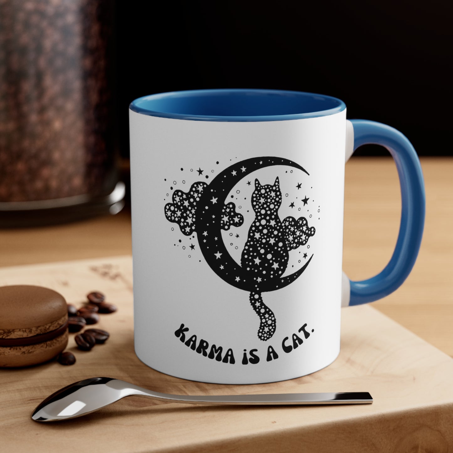Karma is a cat mug best friend gift for her gift for him Birthday gift coffee mug tea gift for cat lover bestie valentinesday gift Christmas