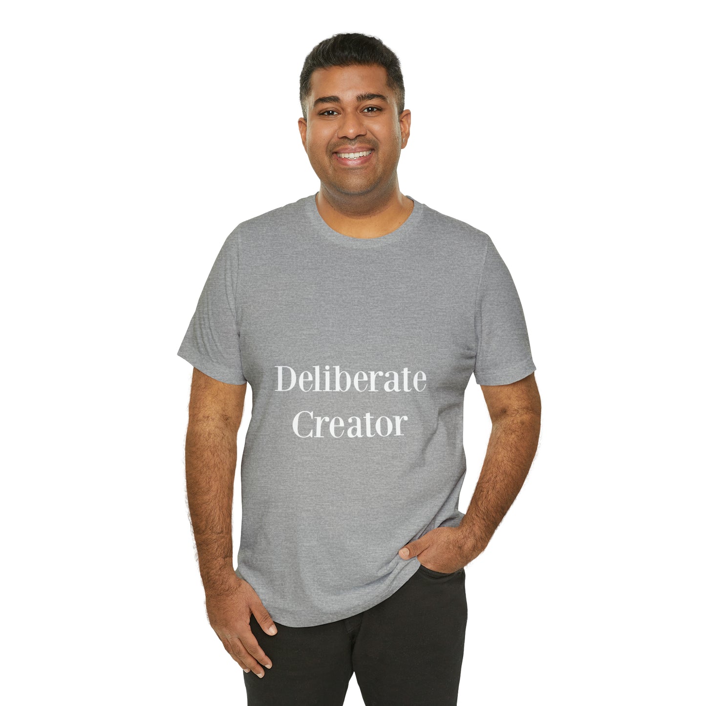 Deliberate creator tee,  Unisex Jersey Short Sleeve Tee