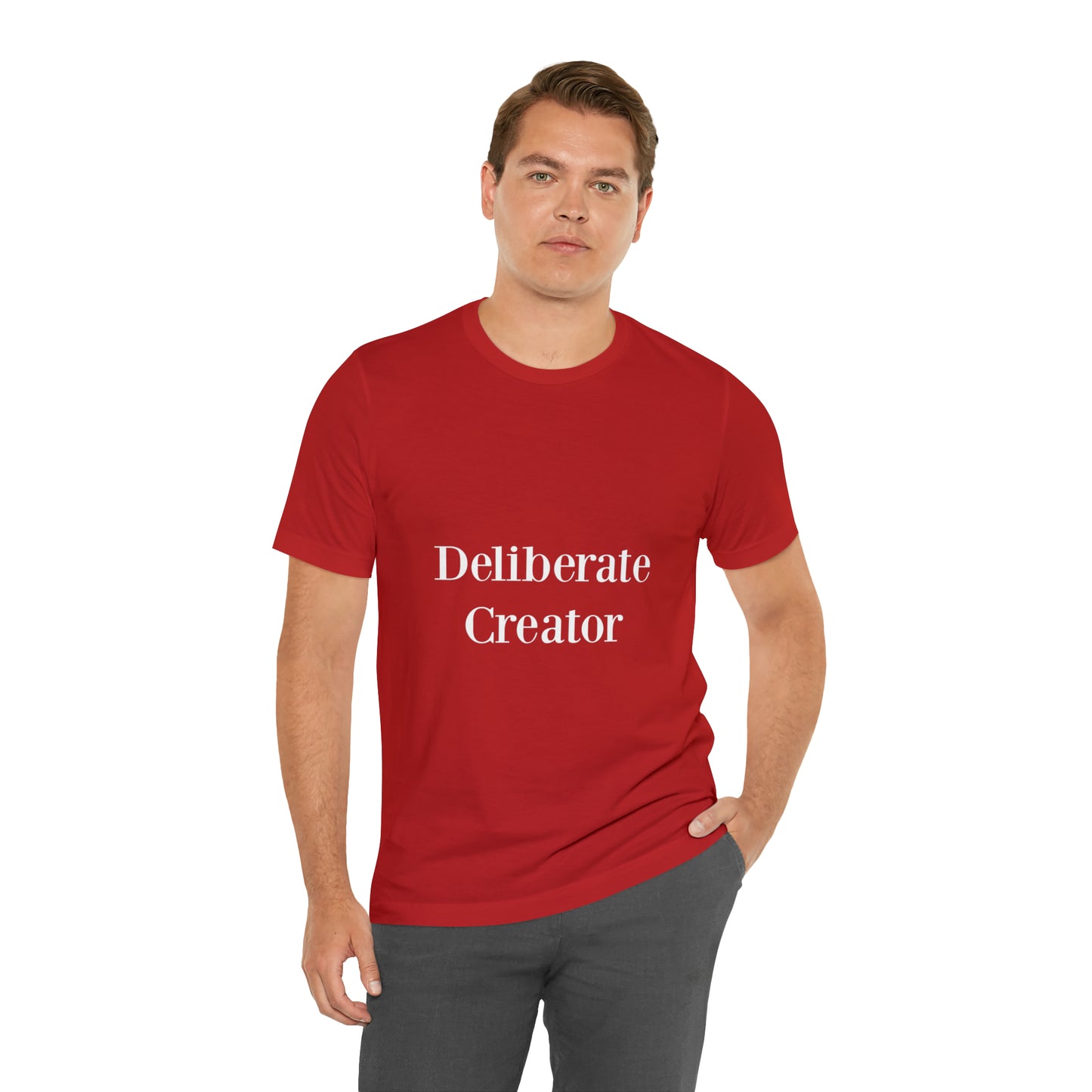 Deliberate creator tee,  Unisex Jersey Short Sleeve Tee