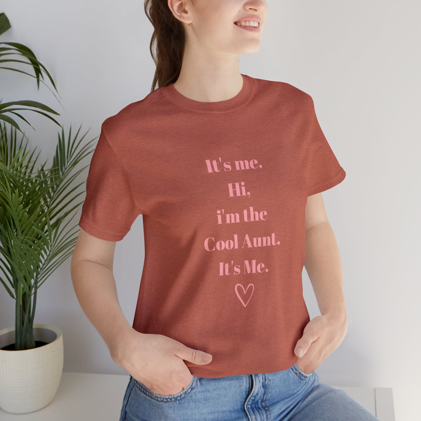 It's me hi I'm the cool aunt shirt cool auntie Tee gift for sister Shirt pregnancy reveal shirt Feeling Good Retro T-Shirt Shirt best friend