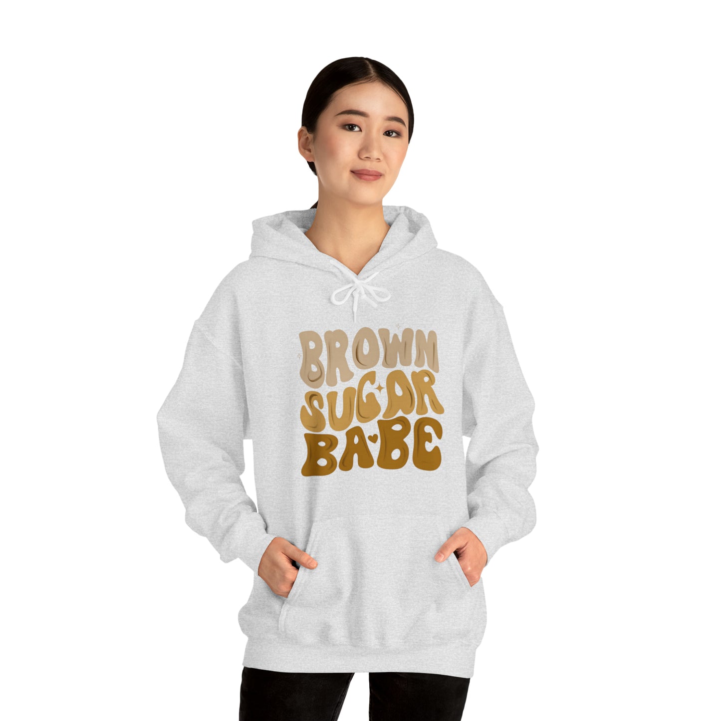Brown sugar babe hoodie, gift for her, best friend gift, birthday vacation, Unisex Heavy Blend Hooded Sweatshirt