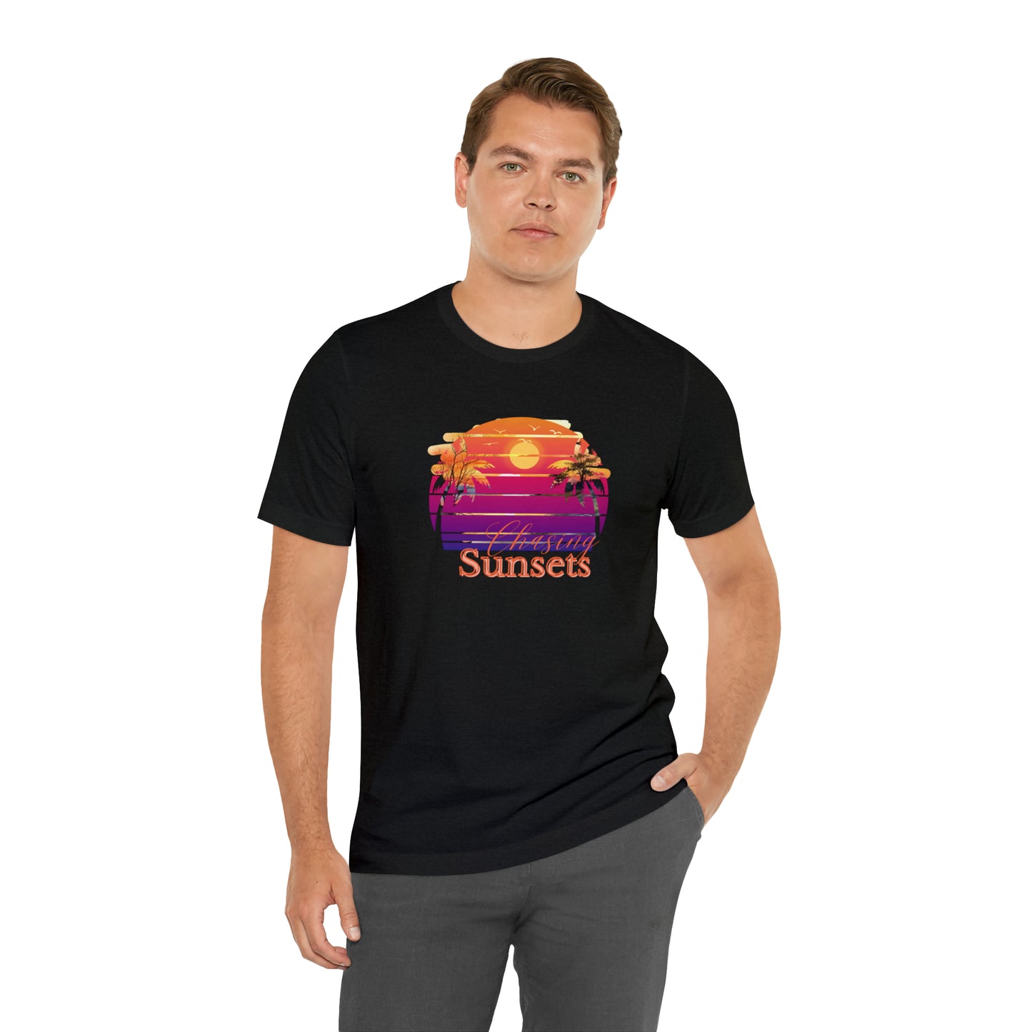Chasing Sunsets shirt Life is an Adventure shirt Good vibes only shirt Adventurer shirt gift for her gift for him vacation shirt best friend