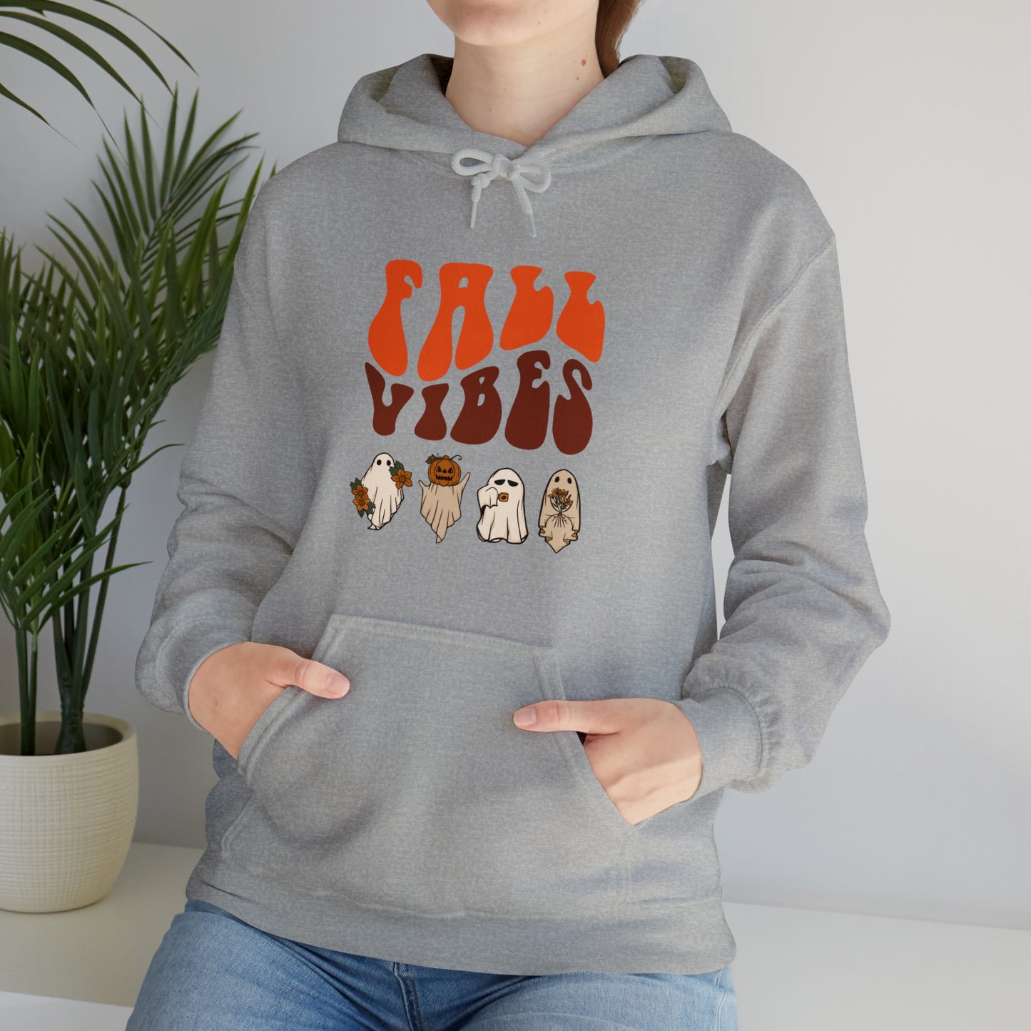 Fall Vibes Spooky season hoodie Vintage Halloween skeleton Sweatshirt Halloween Sweater Retro Halloween Sweater Christmas gift