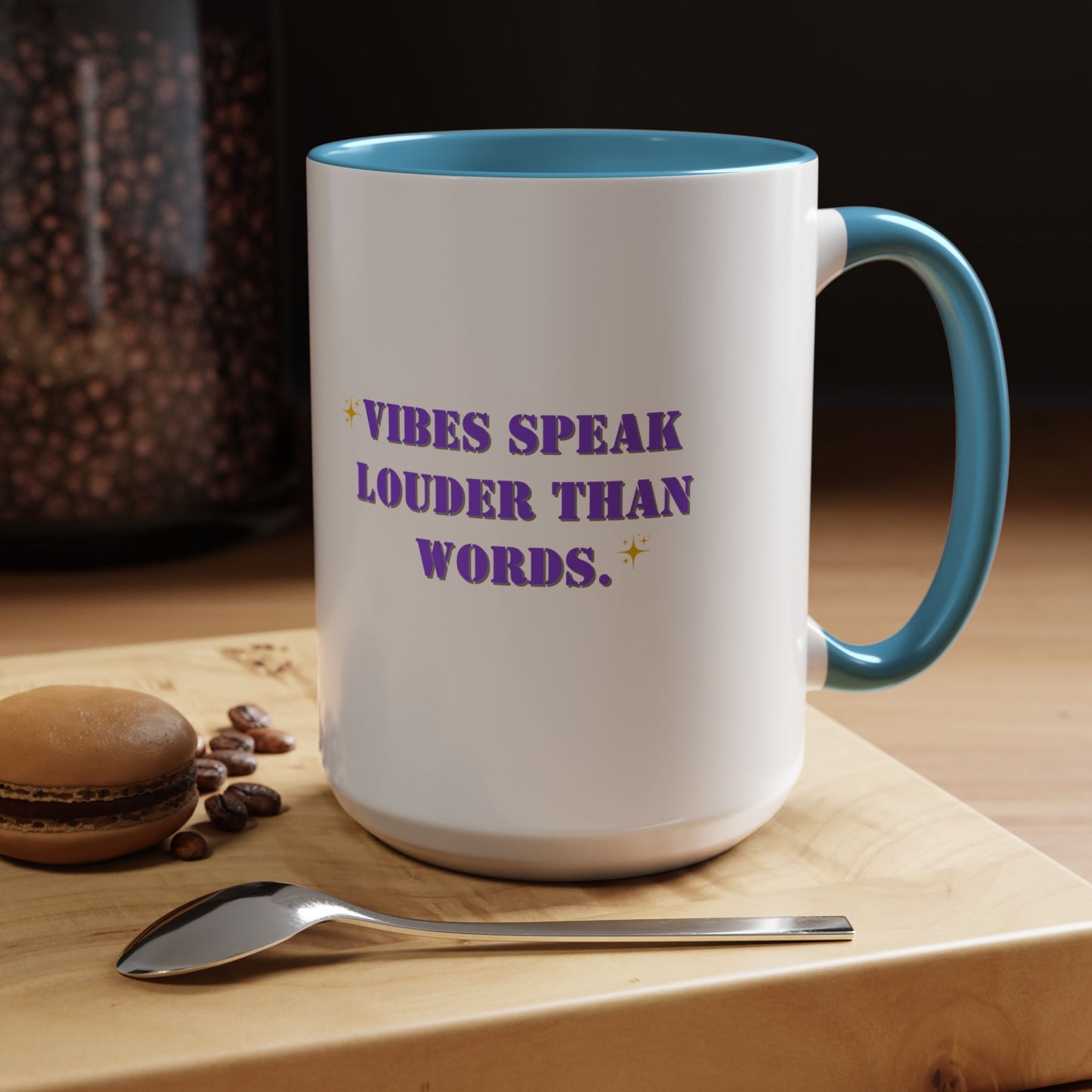 Vibes speak louder than words mug Galantines day mug Bestie gift for her gift for him tea Mug Coffee Gift for Mom sorry i can't gift