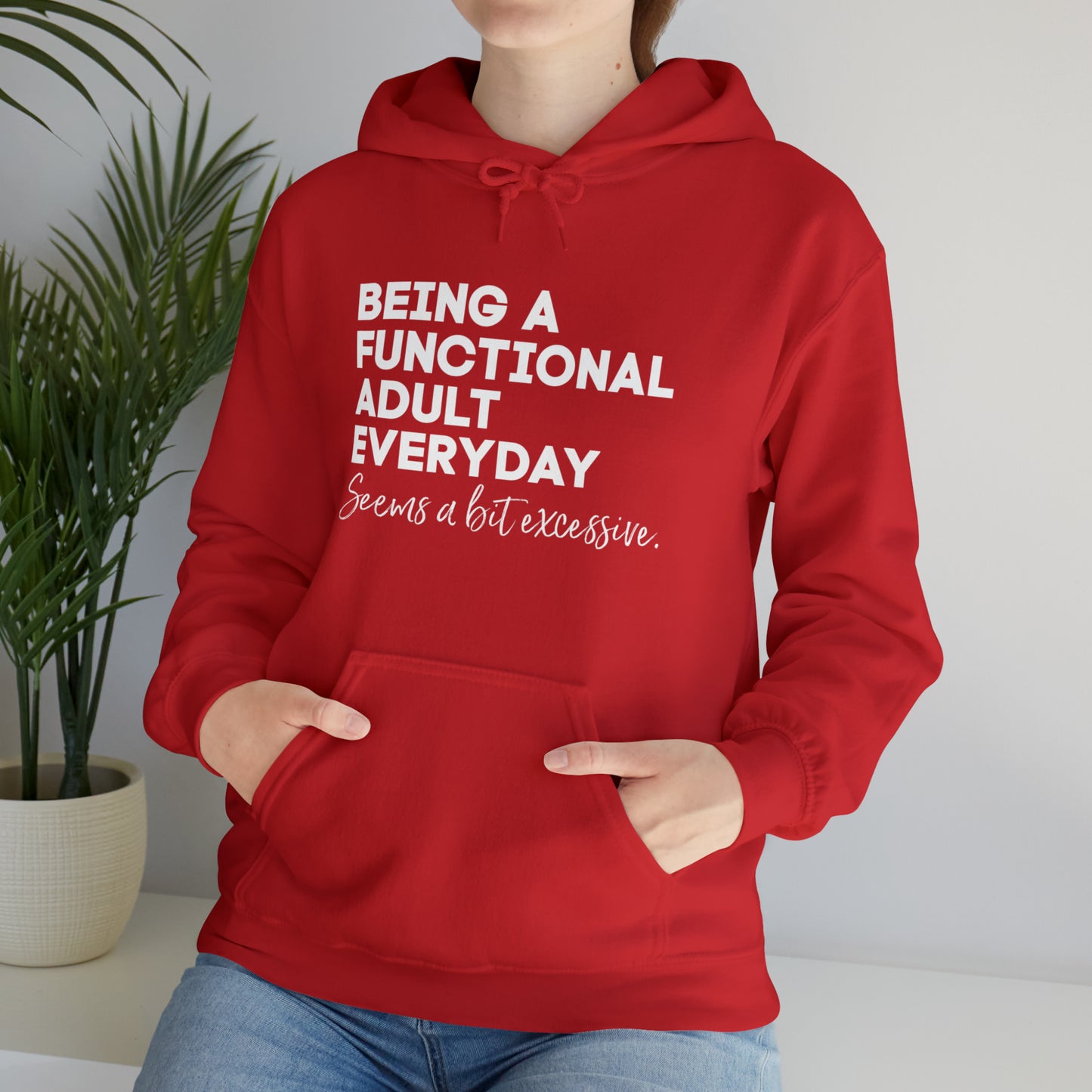 Being a functional adult sweater funny sweashirt birthday gift Christmas gifts Sweatshirt Gift for him Gift