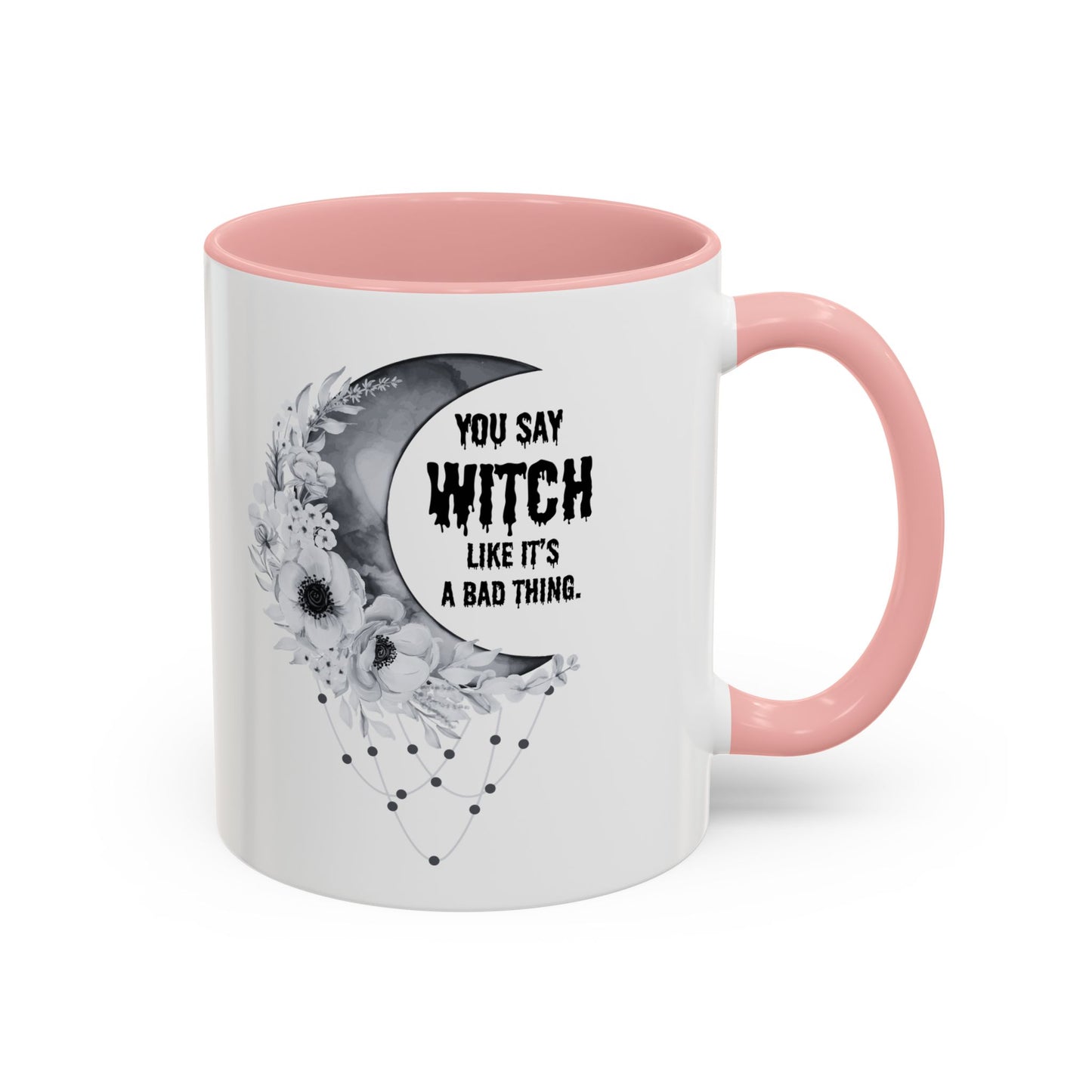 Witch mug Halloween mug Spooky things mug office funny gift best friend gift Christmas word fuck sarcastic humour gift Coffee Mug(11, 15oz)