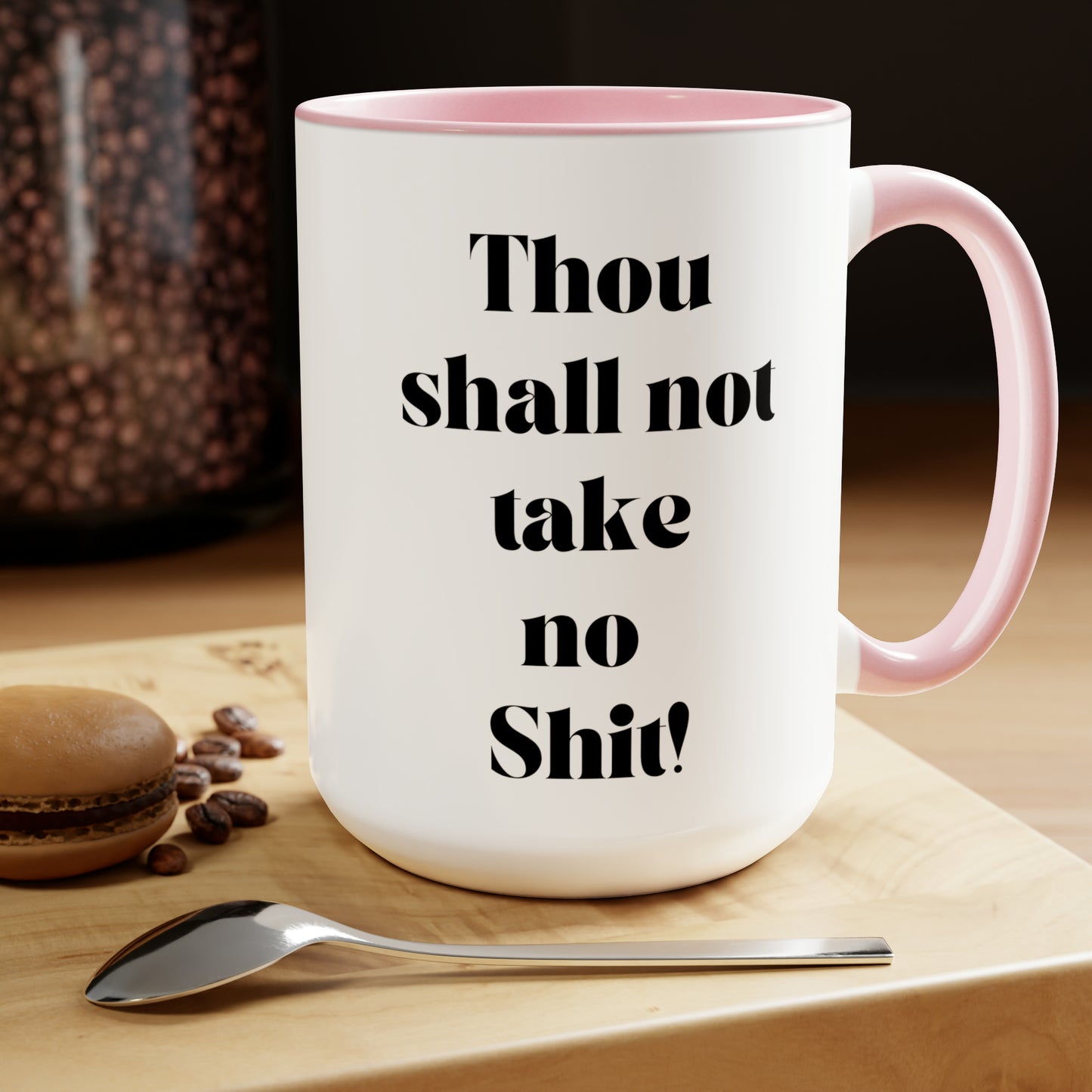 Thou shall not take no shit mug Boss Positive affirmations Coffee Mug boss mug birthday gift girlfriend gift boss mug gift for her Mugs tea