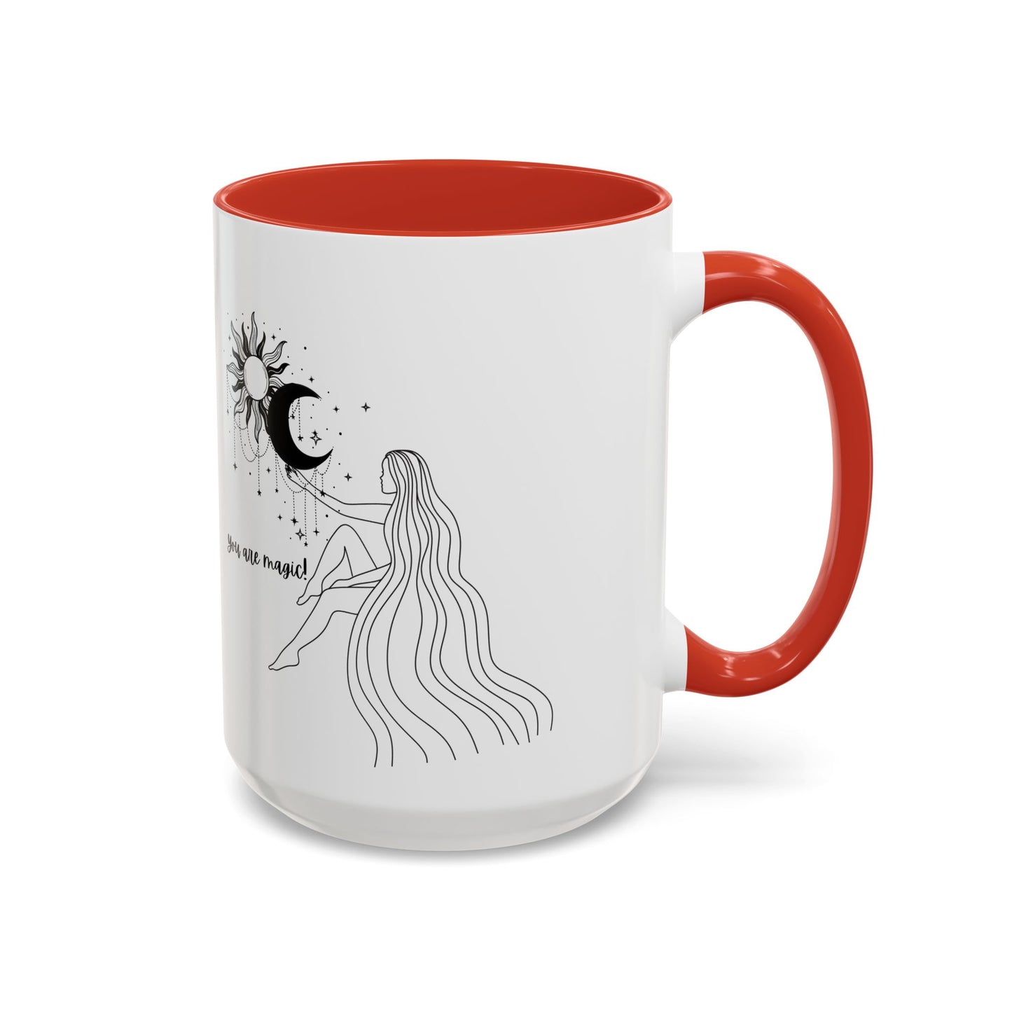 You are Magic mug coffee mug Spiritual gift moon mug witchy mug Goddess gift supervisor mug office bestie gift Boss Christmas gift for her