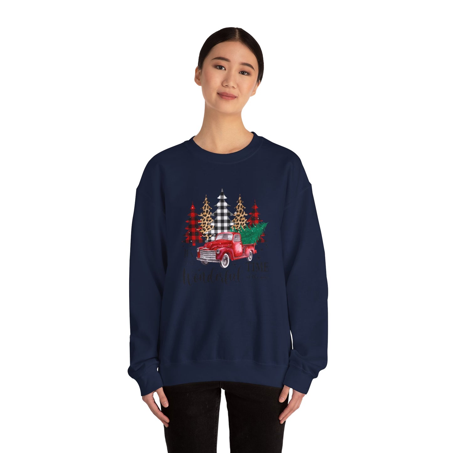 Christmas sweater it's the most wonderful time of the year Christmas sweater Merry Christmas sweatshirt Bright Christmas gift for her