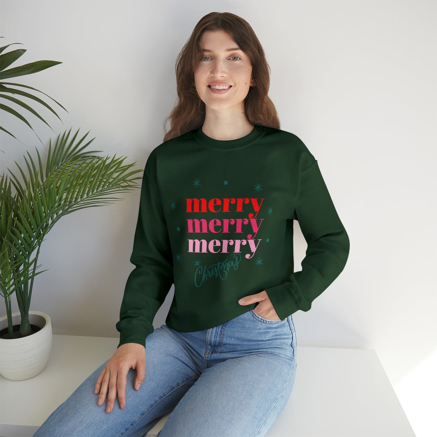 Festive AF sweater purple Merry Merry Christmas Sweatshirt for Women Christmas Shirt Sweater Holiday Christmas gift for her gift for him