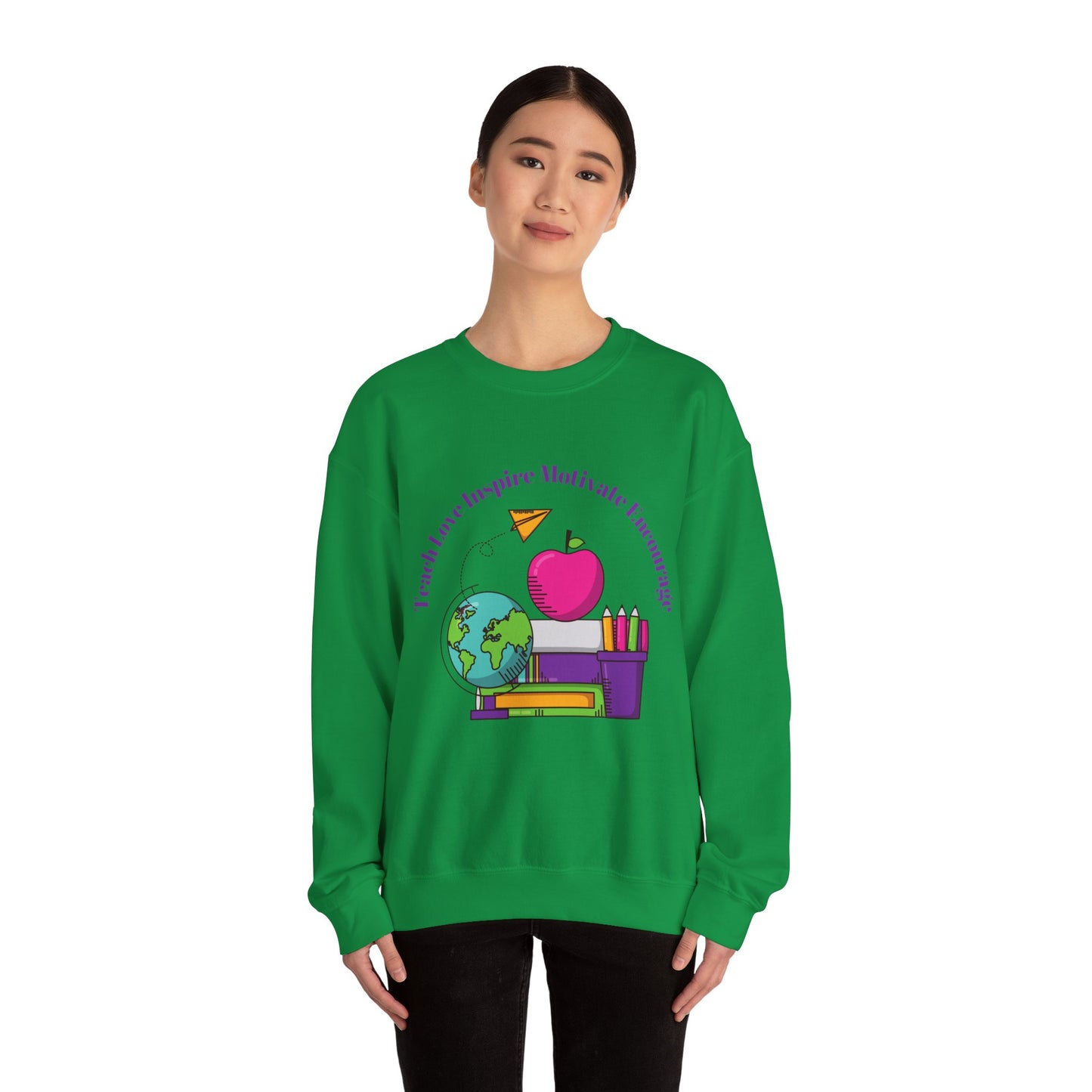 Teacher love motivate sweater gift for her teacher sweater custom sweater funny Valentine's sweater gift for him professor gift birthday