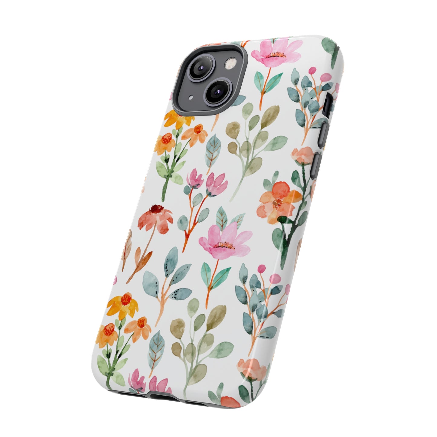 Floral phone case mother's day gift best friend gift for her gift for him flower cell phone cases Tough Cases