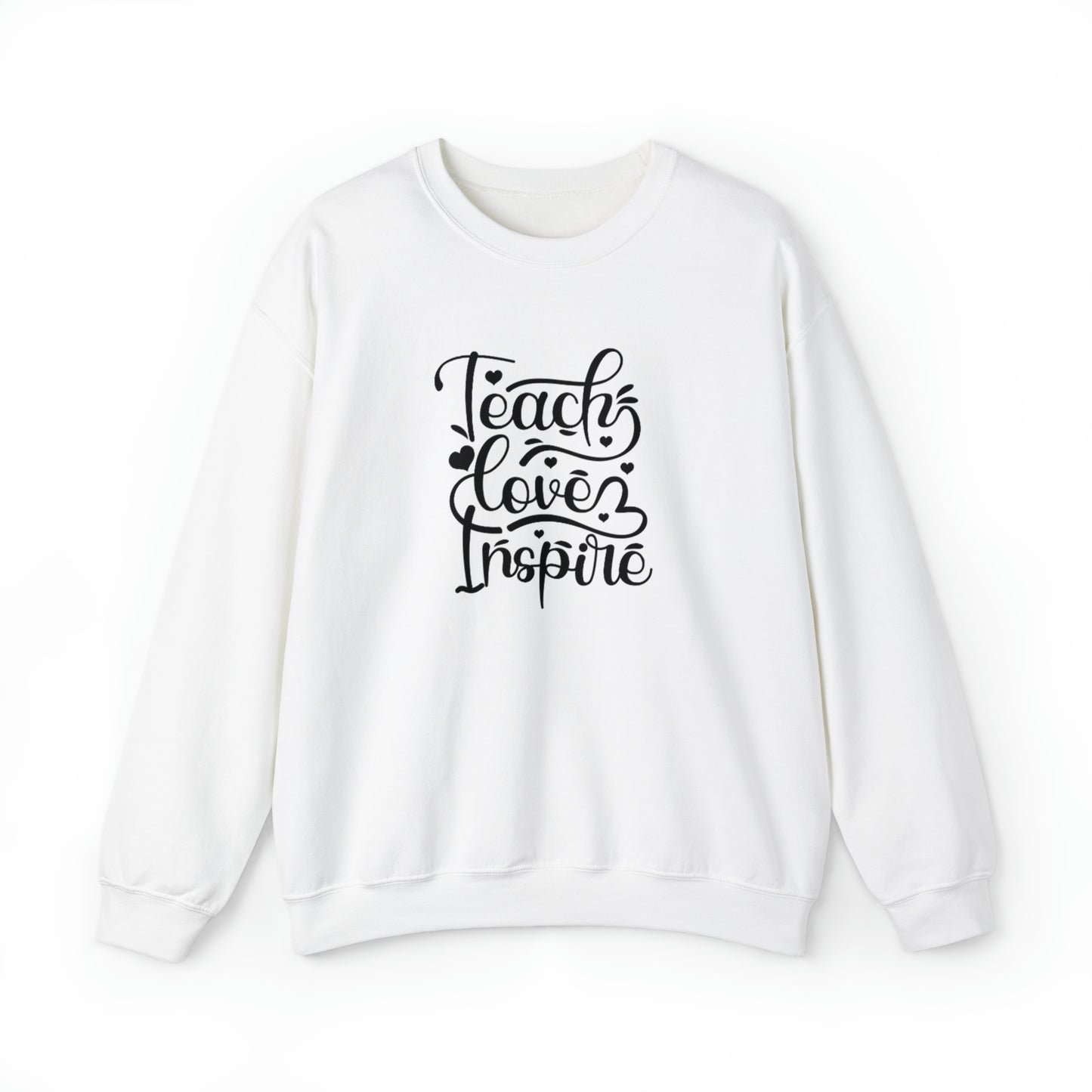 Teach love inspire sweater, Do what makes you happy Sweatshirt, Teacher mode shirt, Christmas Sweater, Christmas Crewneck, Holiday g