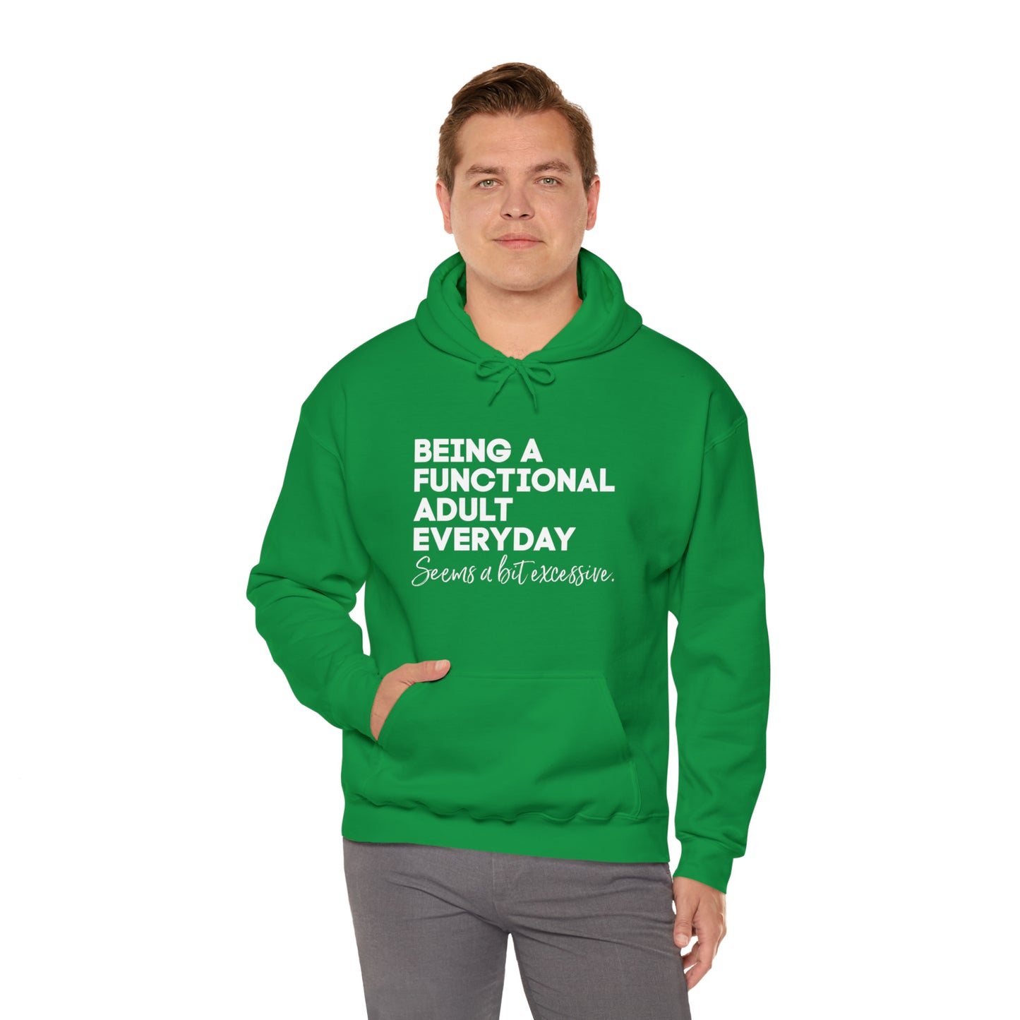 Being a functional adult sweater funny sweashirt birthday gift Christmas gifts Sweatshirt Gift for him Gift