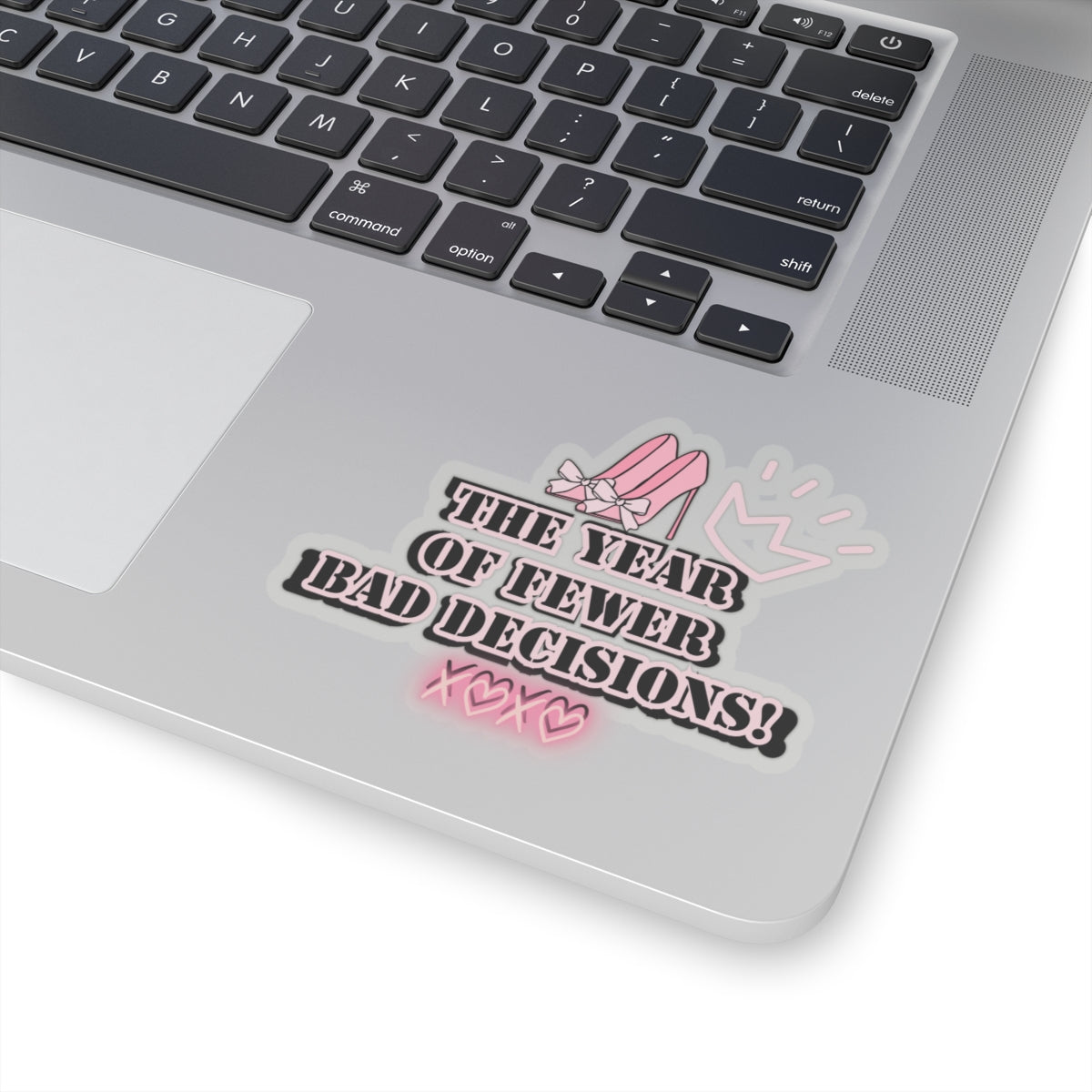 Girlboss sticker motivational sticker year of fewer bad decisions pink heels sticker funny Beautiful sticker loved gift for her sticker vday