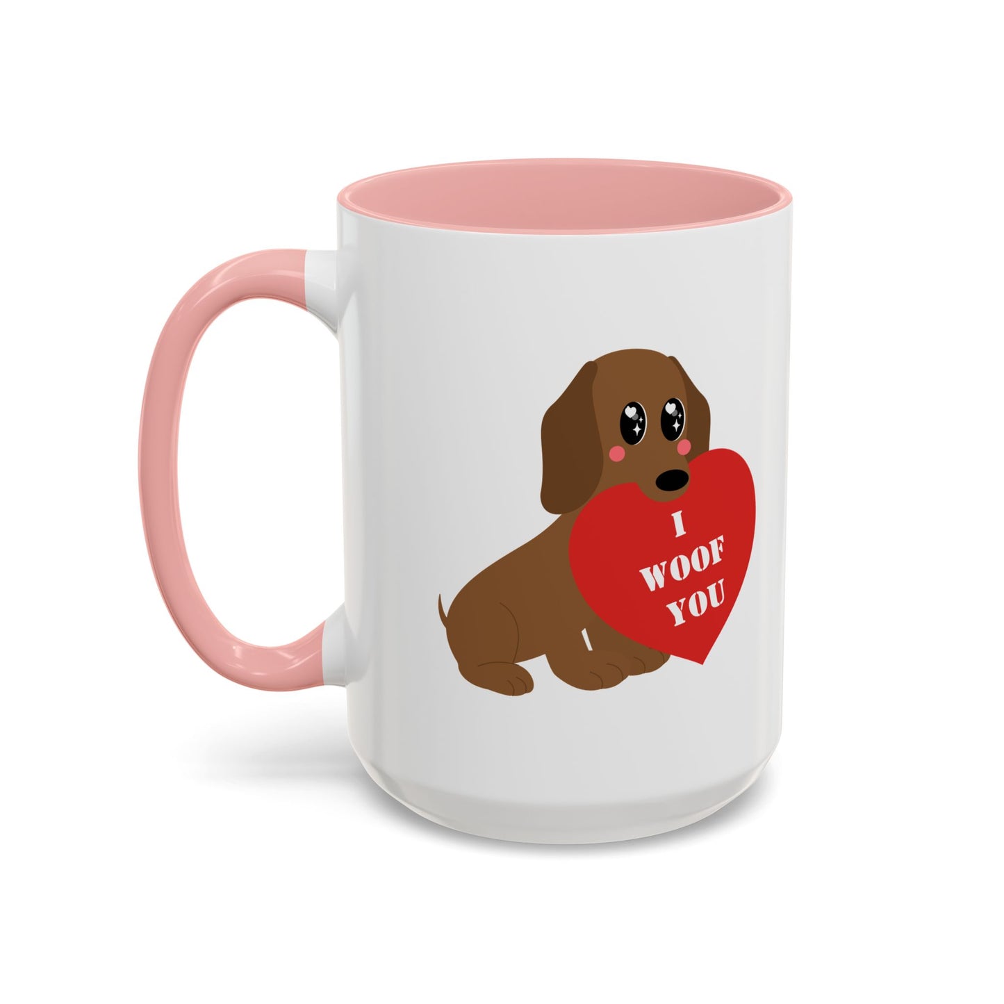 Dog lover mug I woof you mug Valentines day mug i love you Galantines day Bestie gift for her gift tea Mug Coffee Gift for Mom vday gift