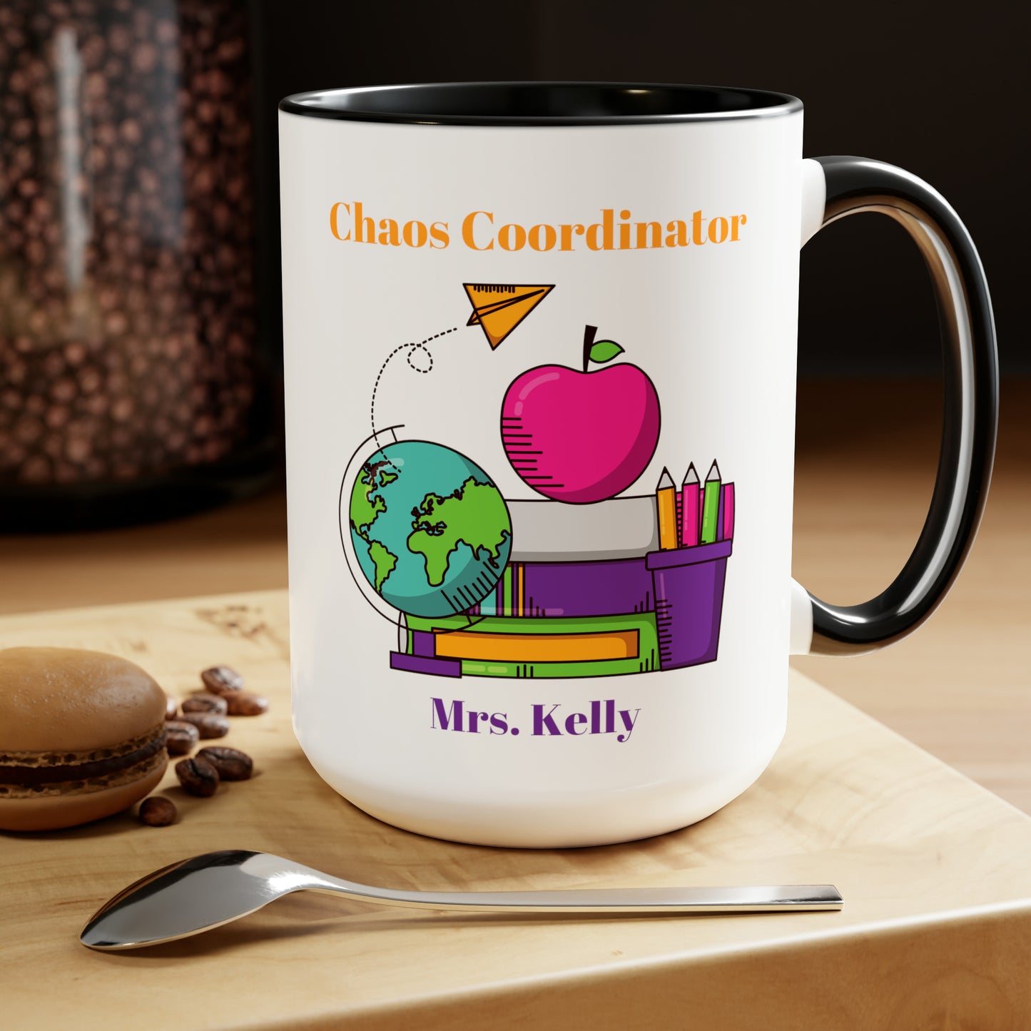 Personalized name mug custom teacher gift teacher vibes Boss lady mug Supervisor mug Coffee Mug gift mug gift for her Mug wife Coffee Mugs