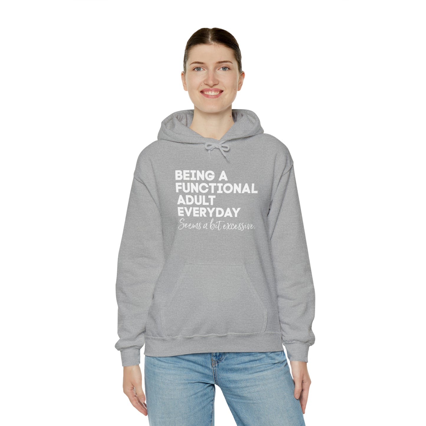 Being a functional adult sweater funny sweashirt birthday gift Christmas gifts Sweatshirt Gift for him Gift