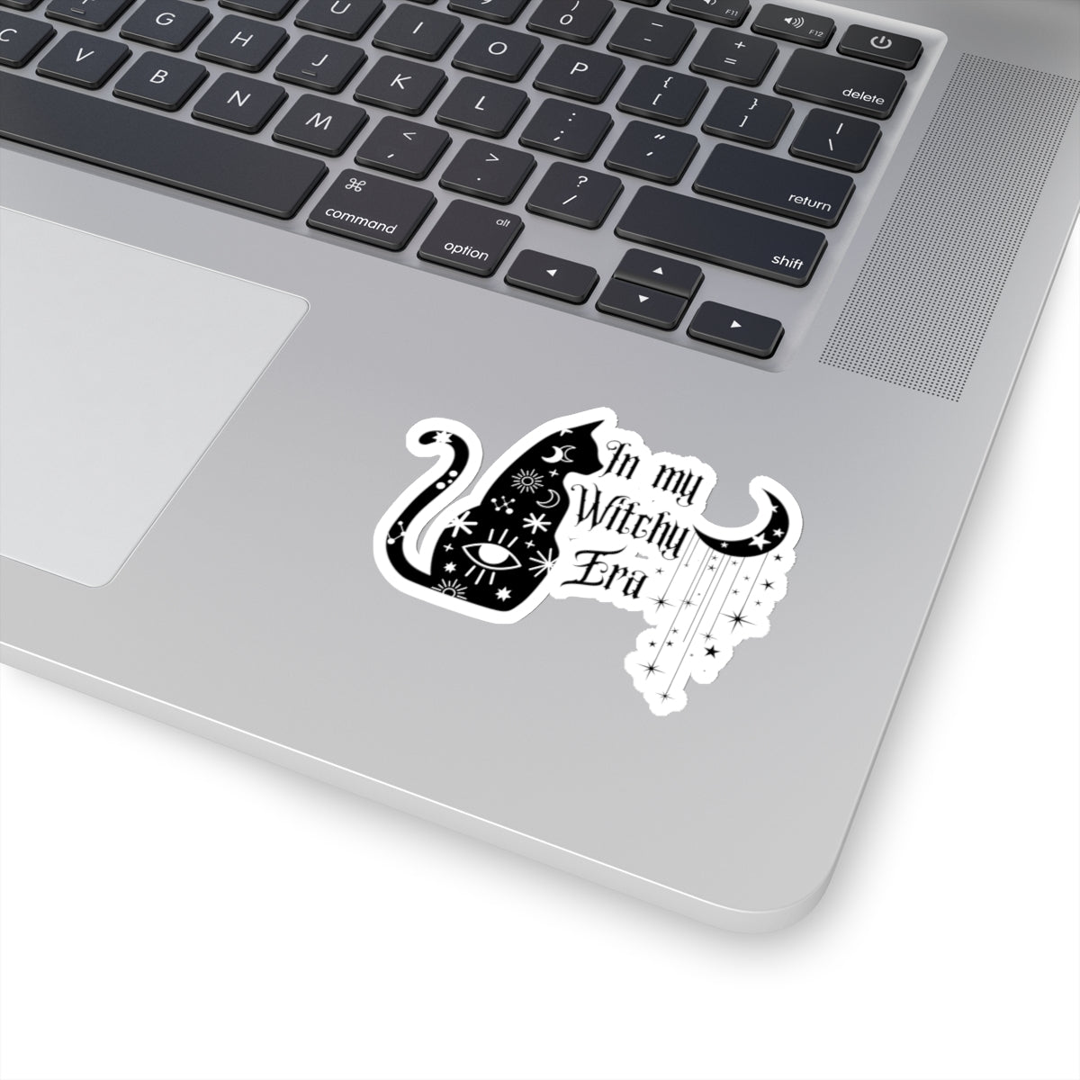 Witchy Cat Kiss-Cut Stickers for Laptop, Journals, and Water Bottles | Tarot, Witchcraft, Occult Decor